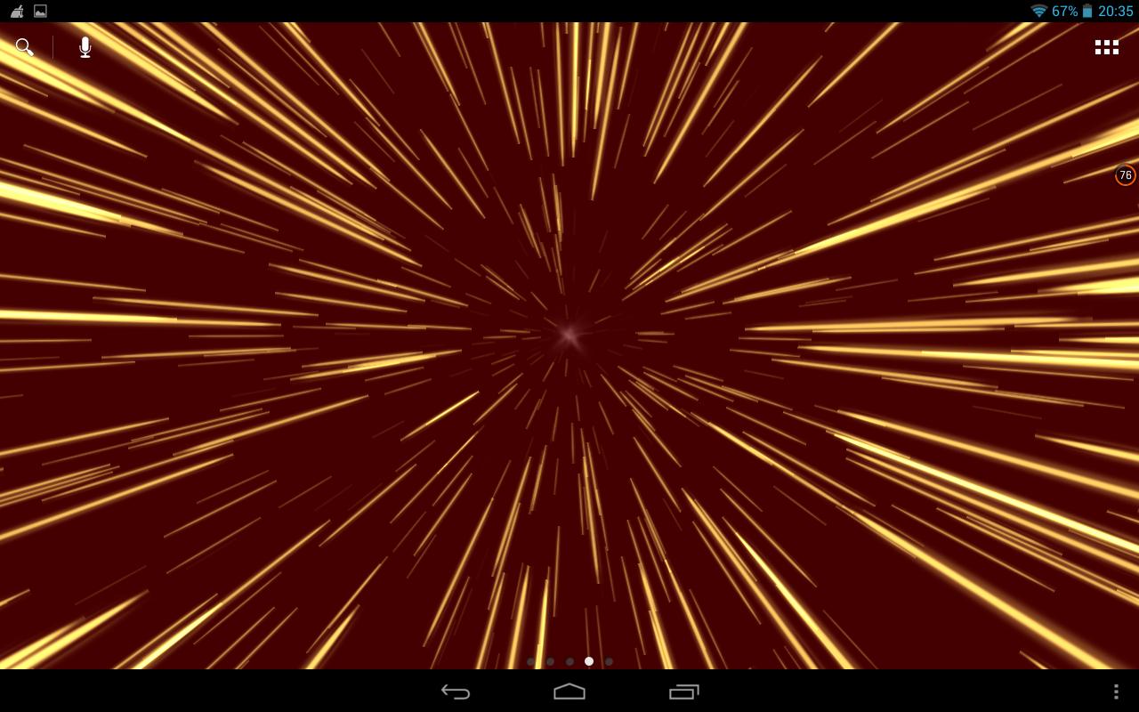 1280x800 Hyperspace for Android