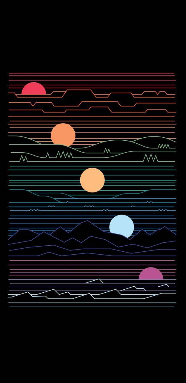 623x1280 Moon Phases wallpaper