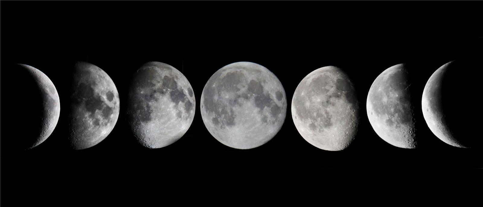 1600x687 Desktop Wallpaper Moon Phases #h557971. Space HD Image