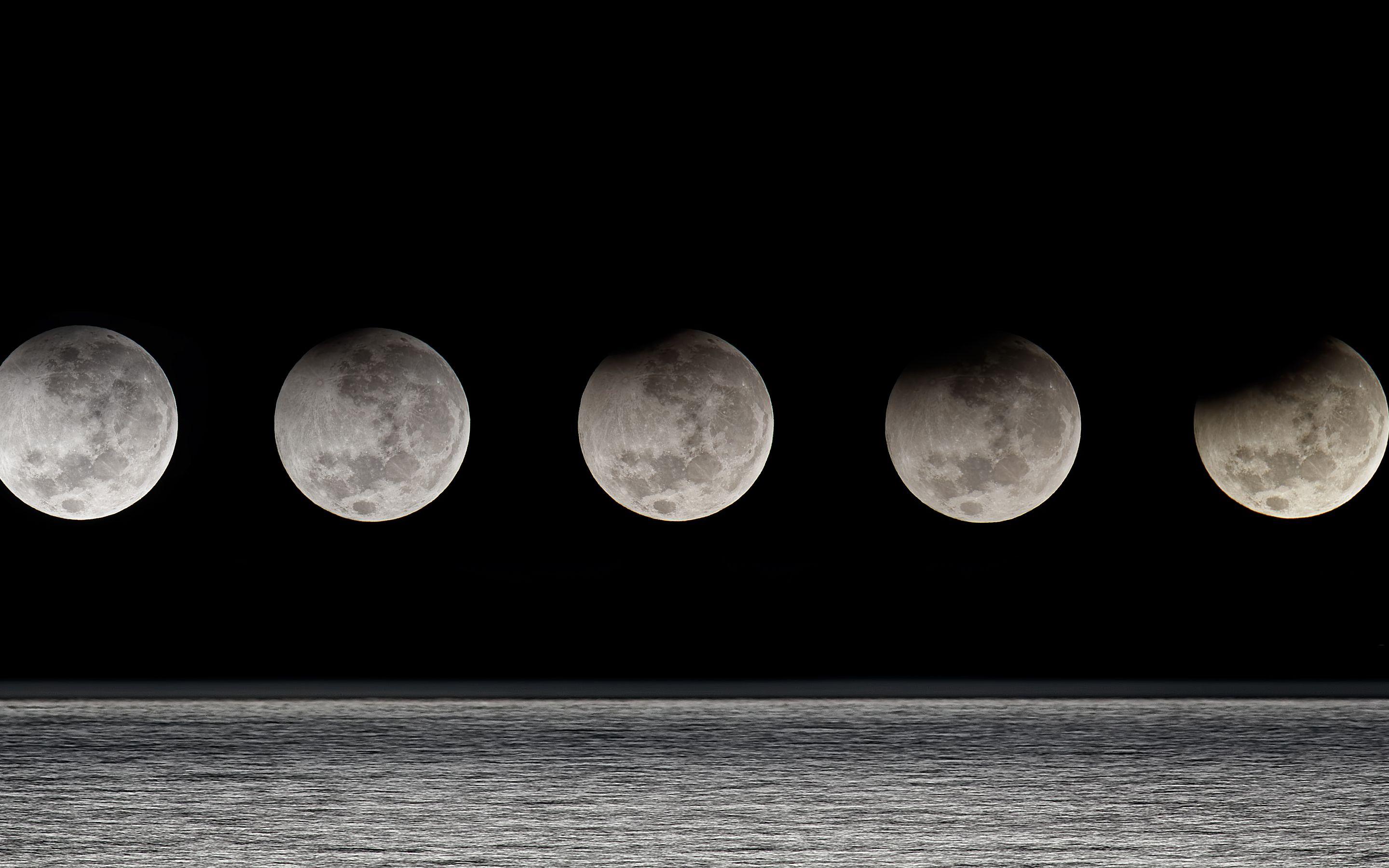 2880x1800 Moon Phase Wallpaper. Eclipse Phase