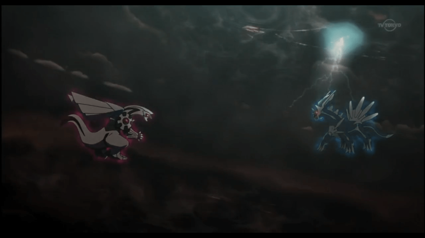 1366x768 Pokemon Movies Retrospective: Dialga vs. Palkia vs. Darkrai (2007)