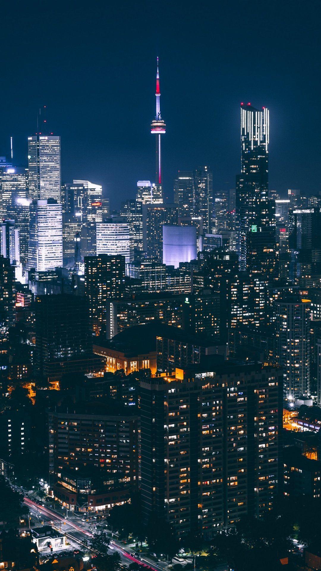 1080x1920 Night City Wallpaper iPhones