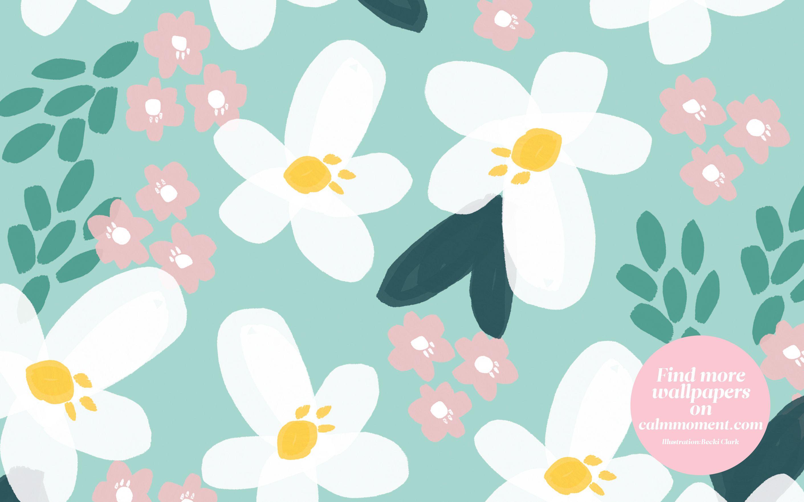 2821x1763 Download our free summer flower wallpaper for your iPad, phone or