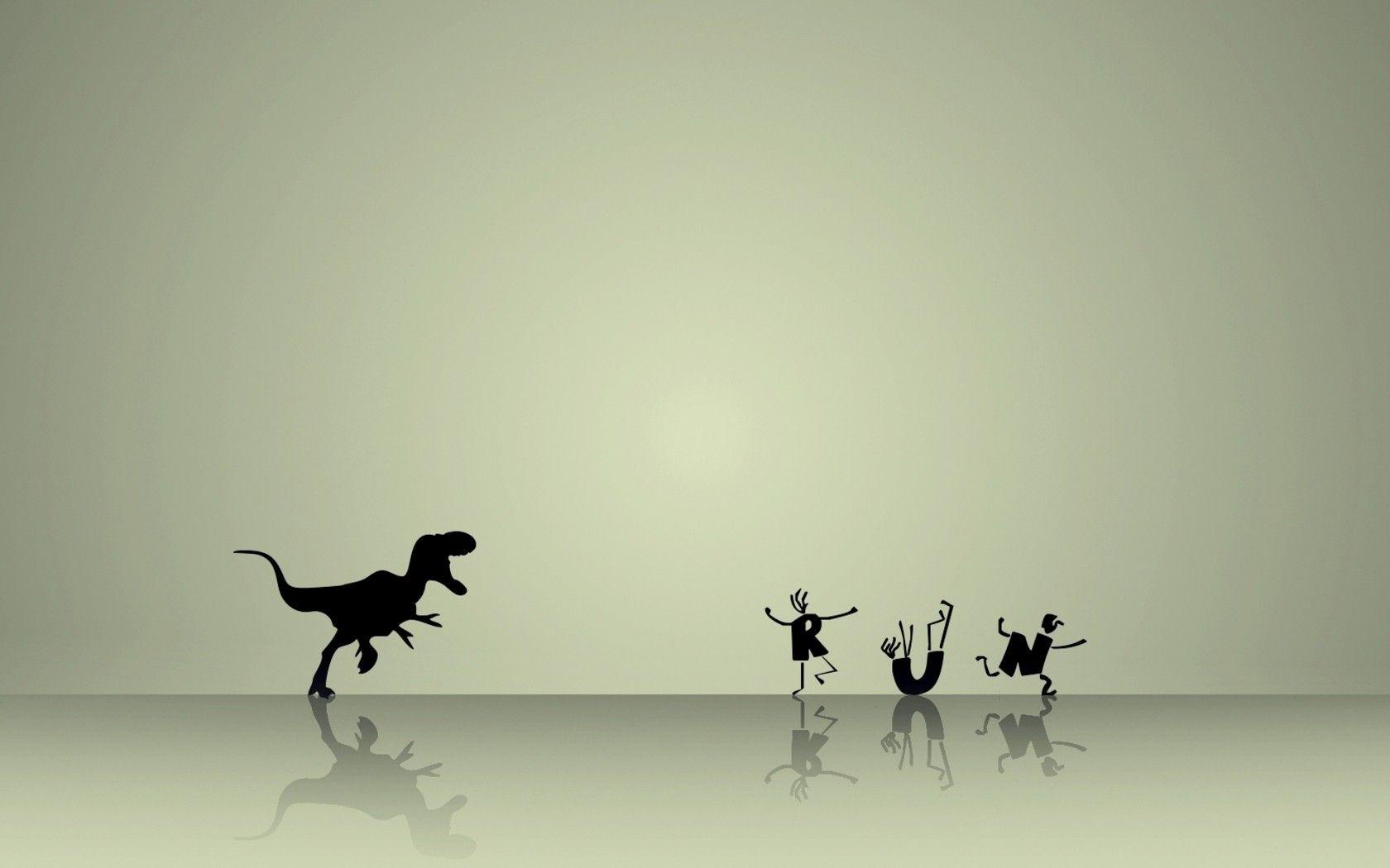 1680x1050 minimalistic, dinosaurs, funny, funny animals, Funny Games