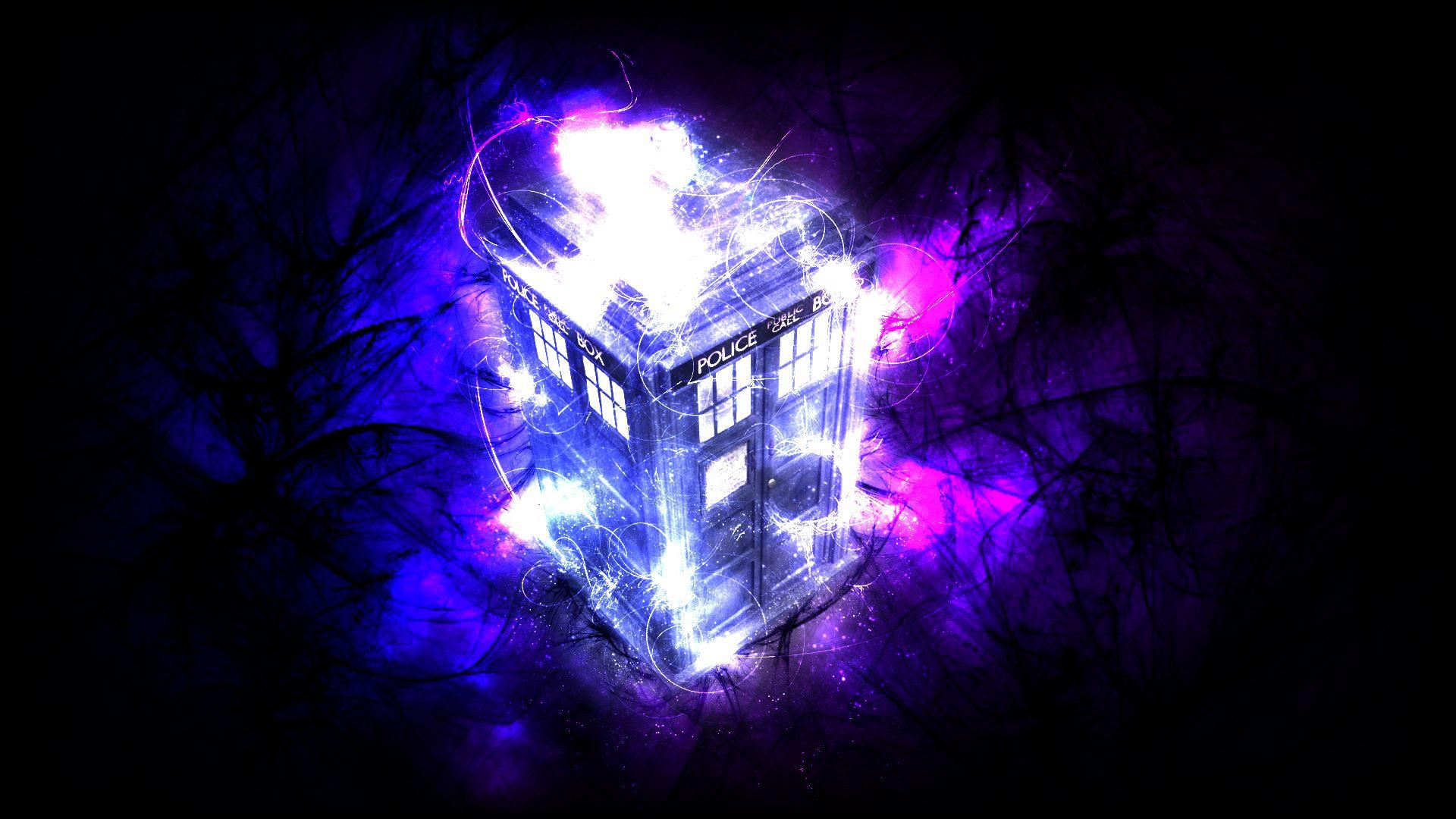 1920x1080 Free download TARDIS Magic Computer Wallpaper Desktop Background