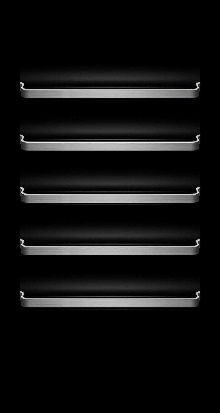 744x1392 App shelves wallpaper