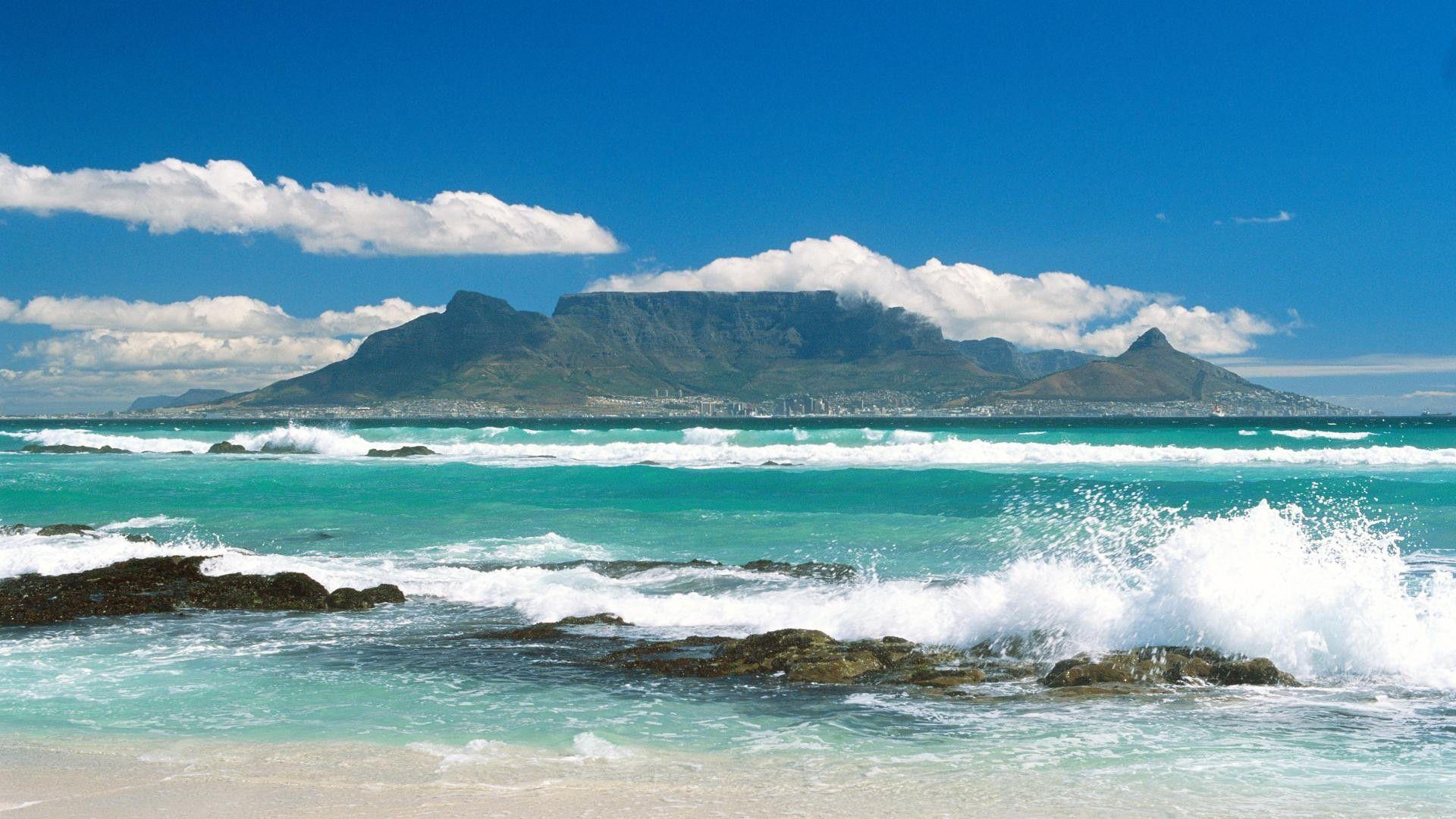 1920x1080 Africa, south, mountain, table, coastline, wallpaper, image