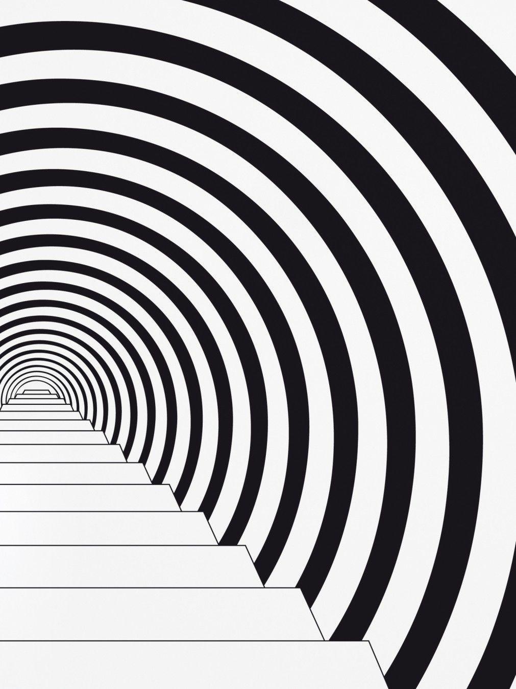 1011x1348 buy Down the rabbit hole wallpaper. Optical illusions art