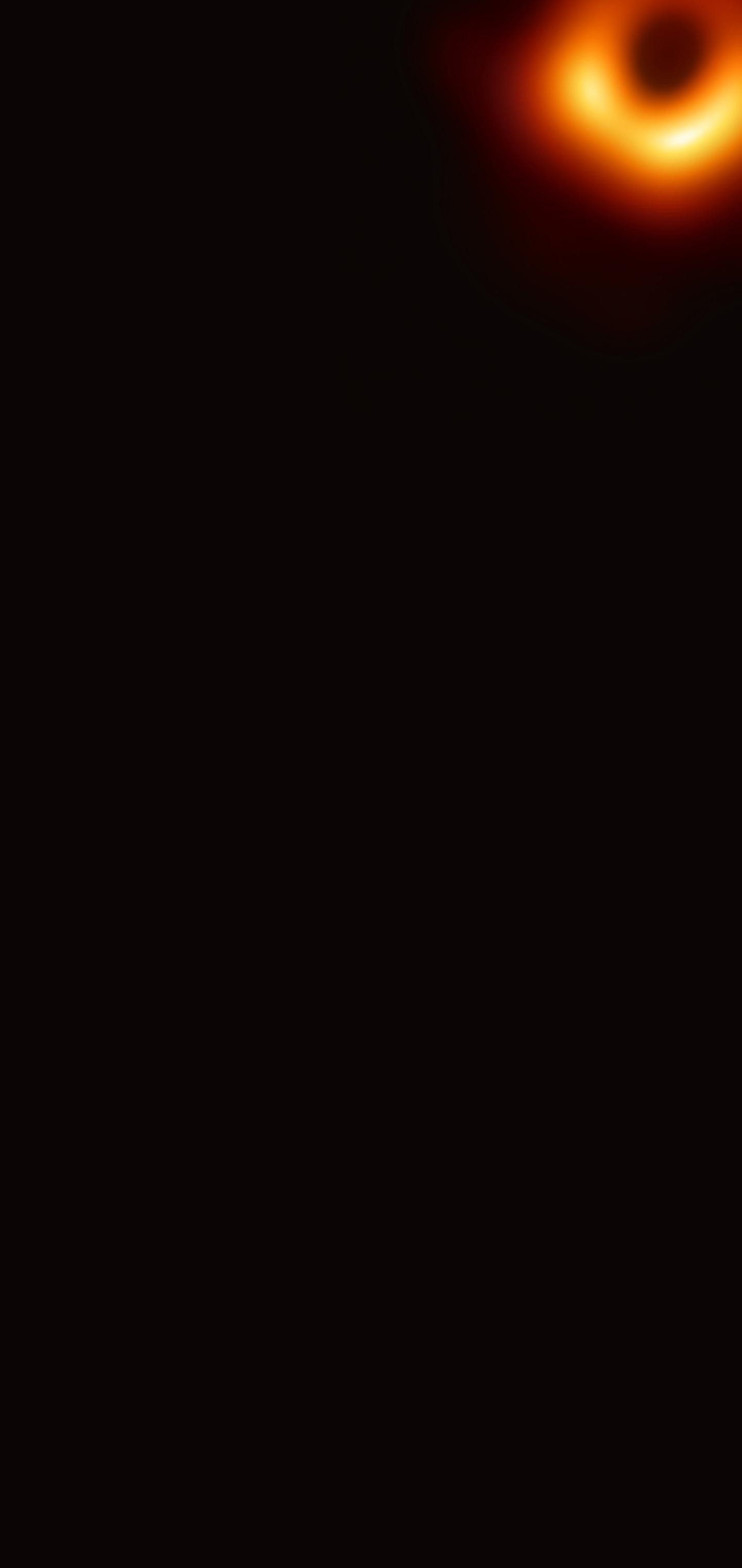 1440x3040 NASA Photo Of A Black Hole Galaxy S10 Hole Punch Wallpaper