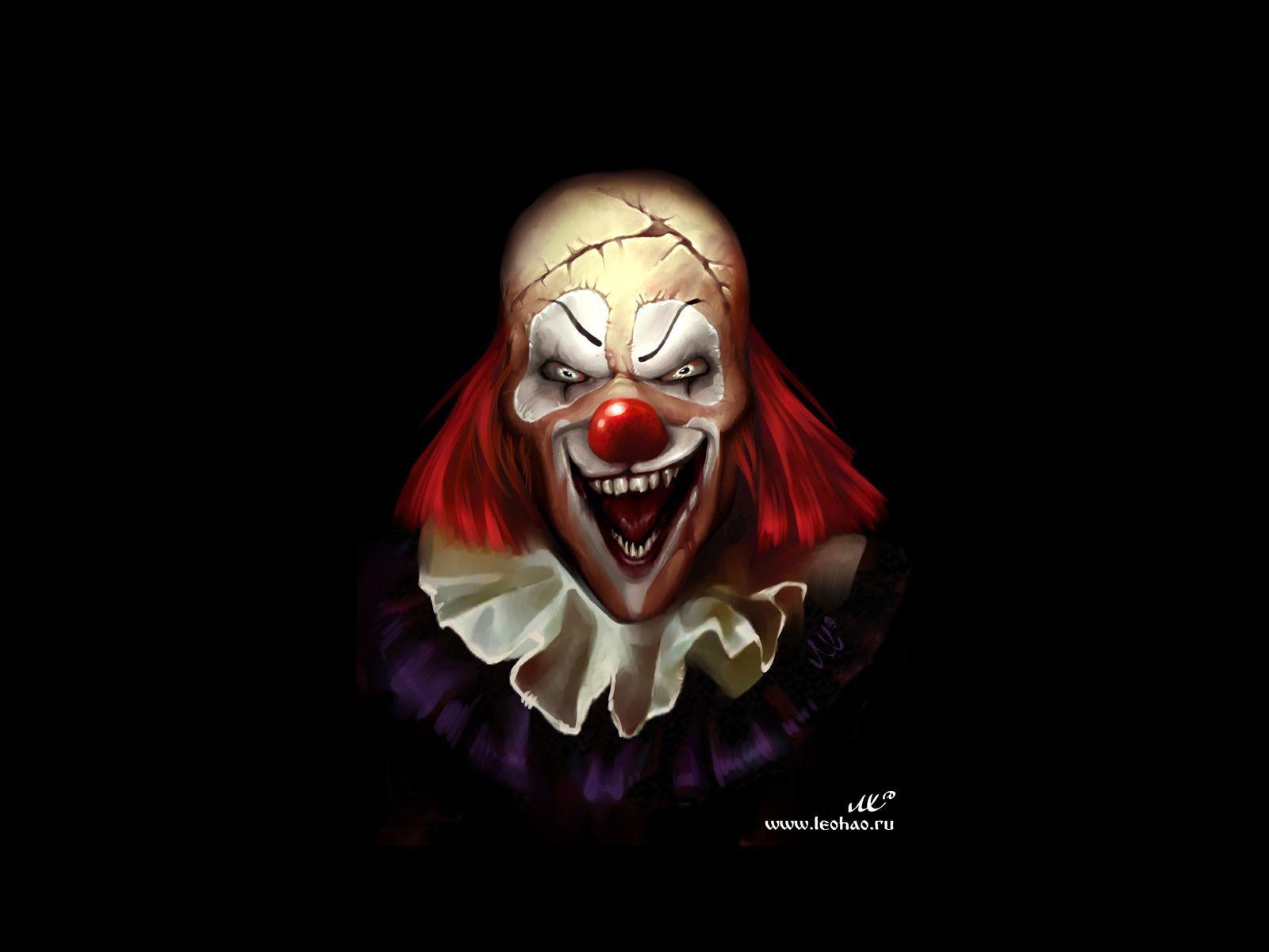 Featured image of post Scary Clown Pictures Wallpaper The vivid hair and extremely bright makeup has a horrifying effect