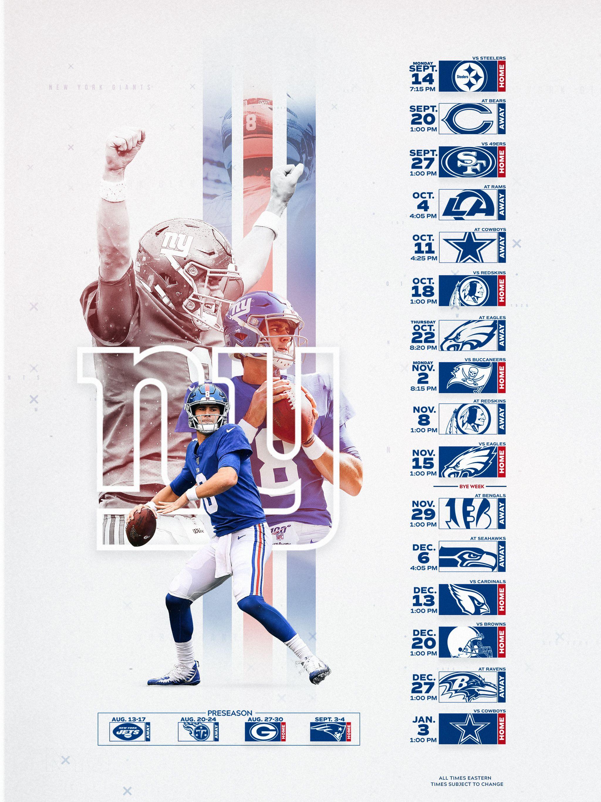2048x2732 Giants Schedule. New York Giants