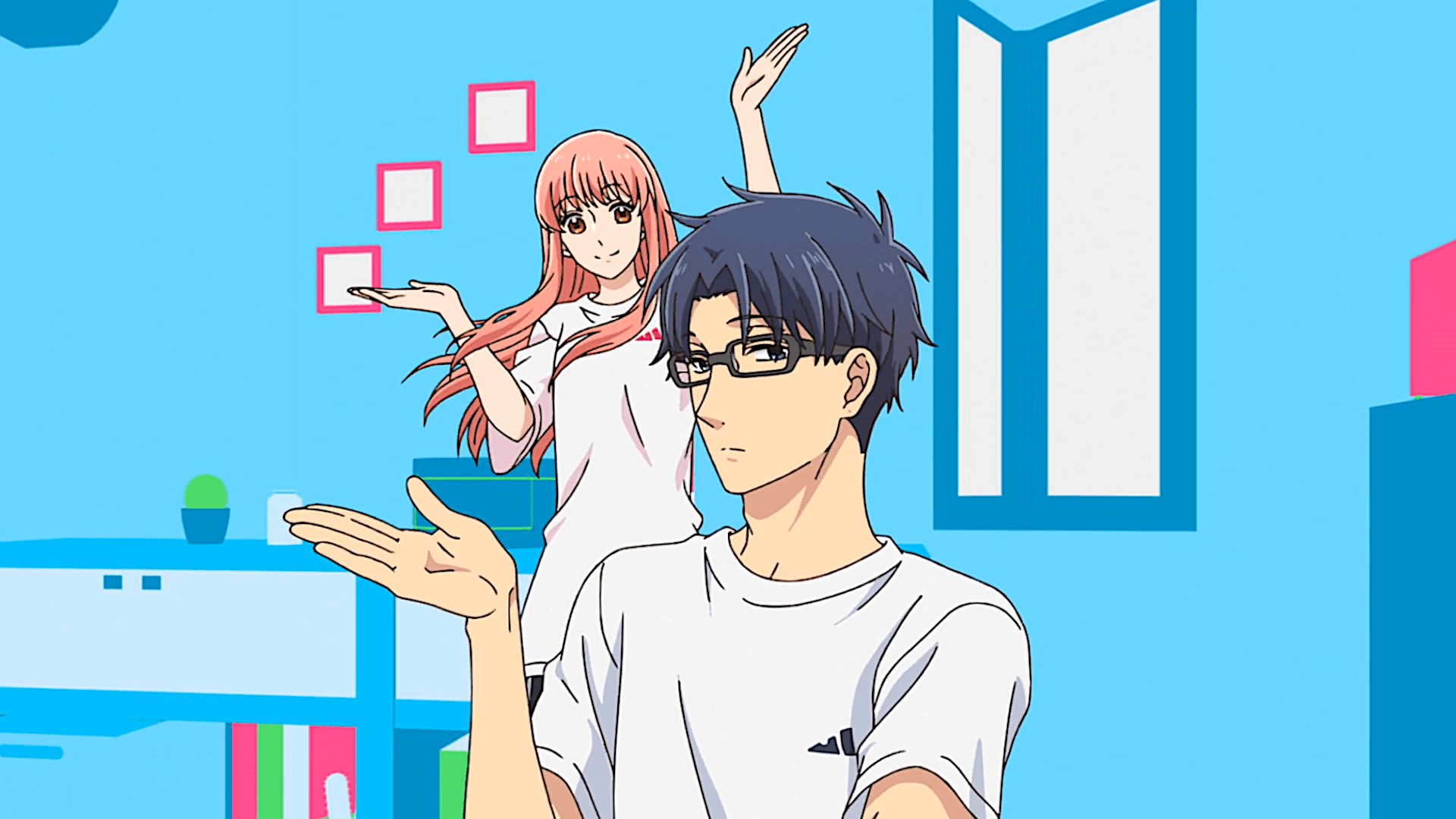 Wotaku ni Koi wa Muzukashii (Tarou Kabakura, Hanako Koyanagi) - Minitokyo