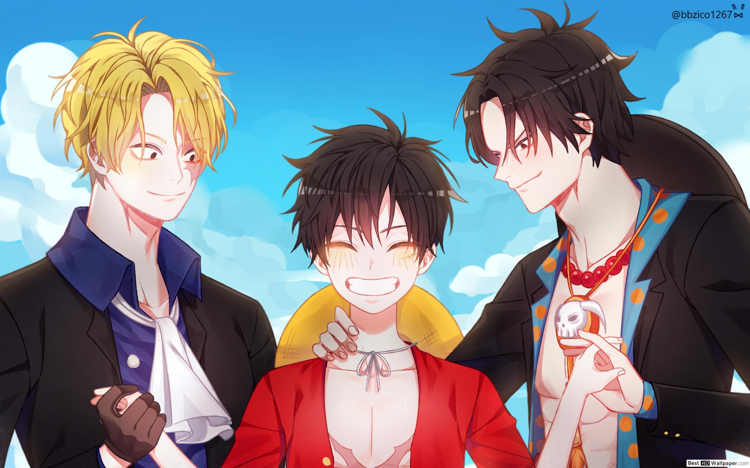 2560x1600 One Piece, Monkey D. Luffy & Portgas D. Ace HD wallpaper download