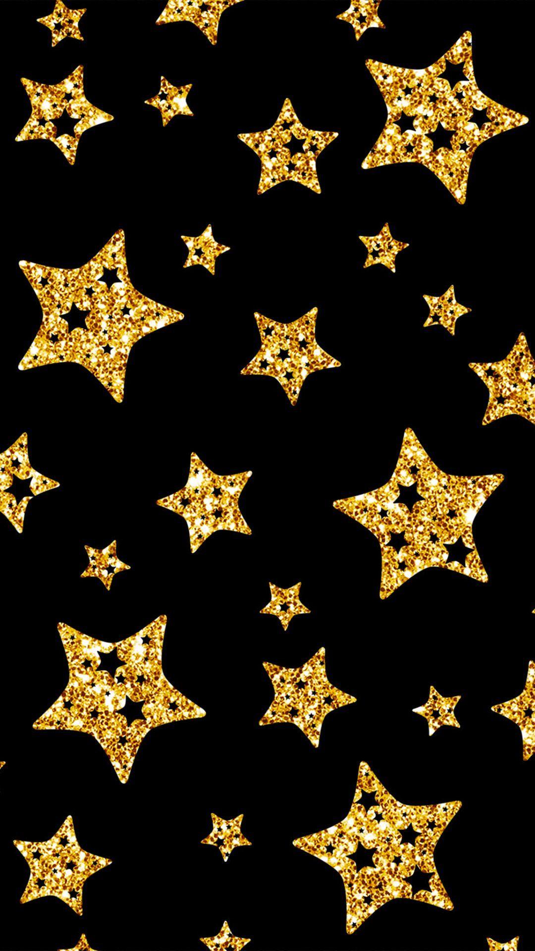Black and Gold Stars Wallpapers Top Free Black and Gold Stars