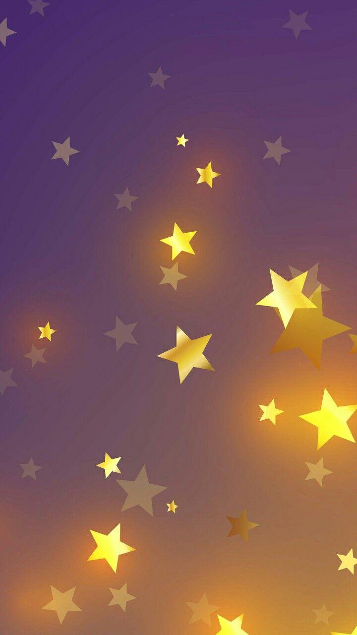 720x1280 Purple and gold stars. Star wallpaper, Wallpaper