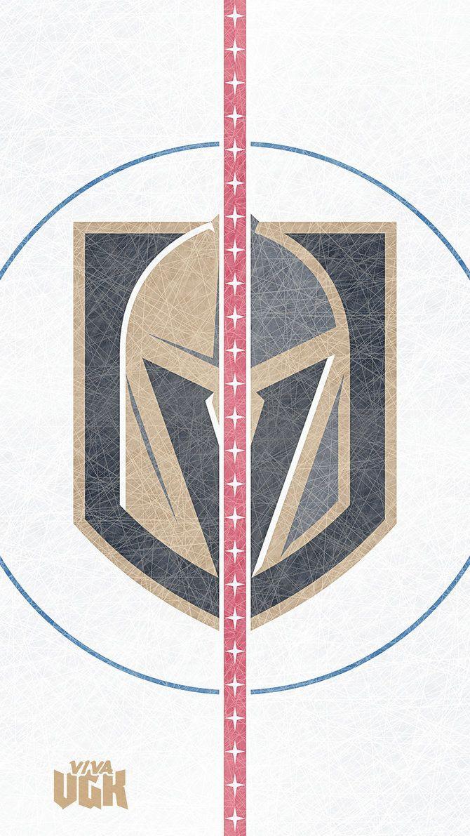 670x1191 Vegas Golden Knights Center Ice Mobile Wallpaper. Vegas golden