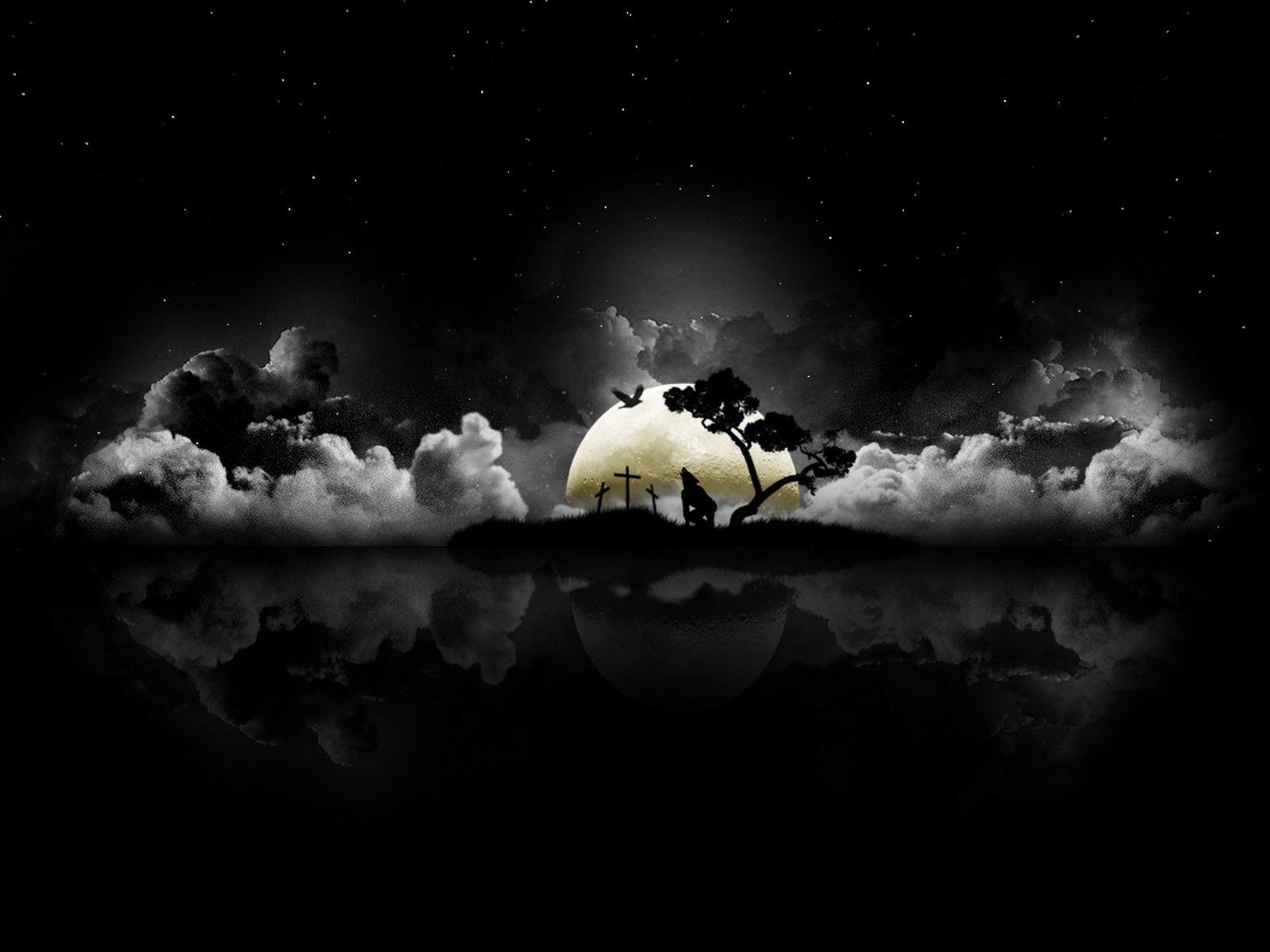 1600x1200 A Scary Sky Background. Scary Wallpaper, Scary Skeleton Wallpaper and Scary Halloween Wallpaper