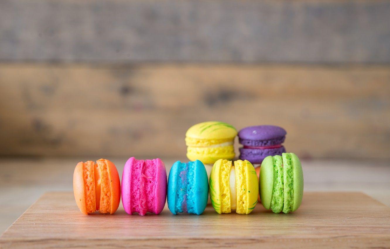 1332x850 Wallpaper color, rainbow, colorful, cookies, dessert, sweet