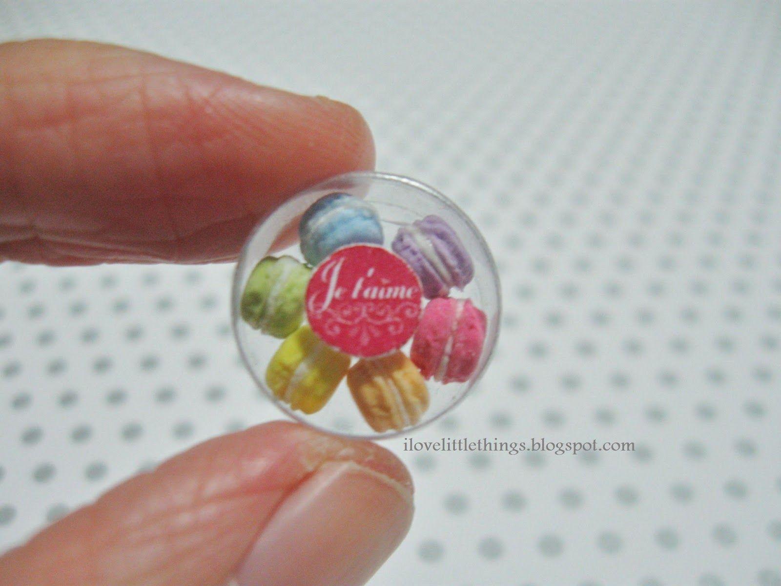 1600x1200 Miniatures by I Love Little Things: Rainbow Macarons