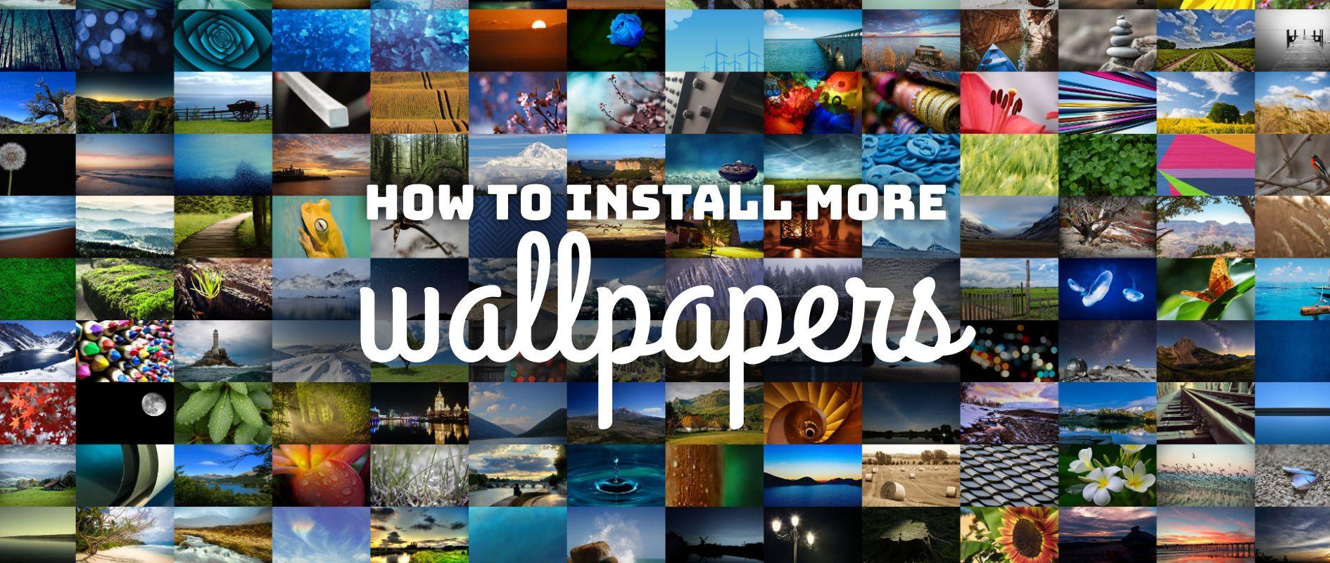 1890x800 How to install more wallpaper packs on Fedora Workstation