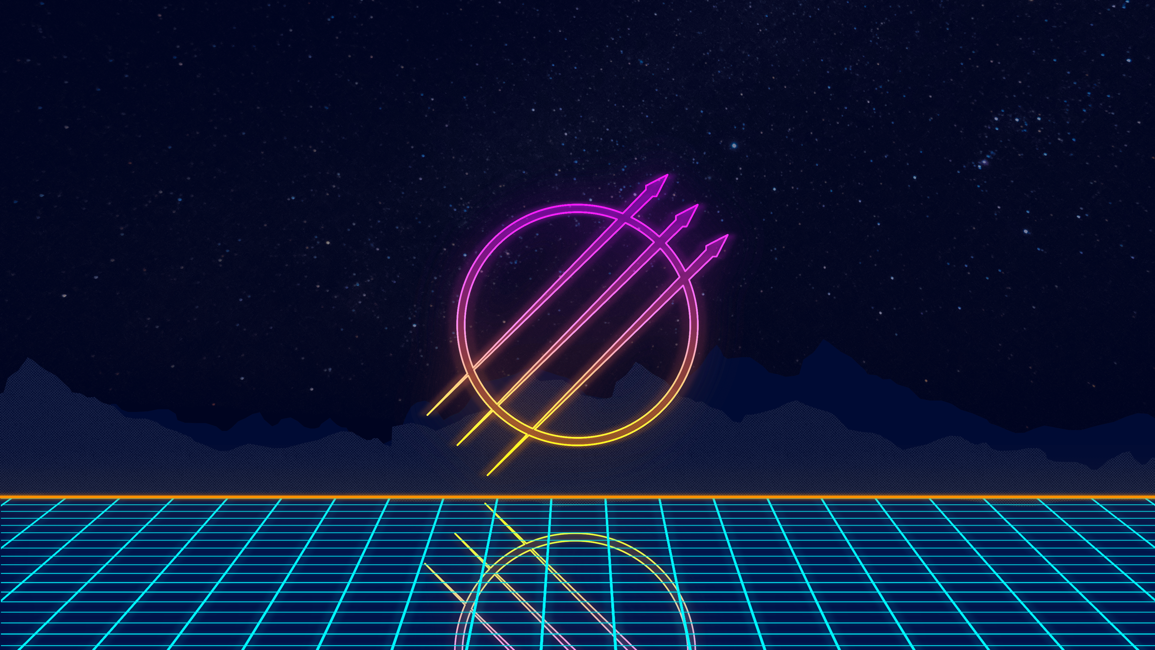 3840x2160 Outrun Chaos Insurgency Wallpaper