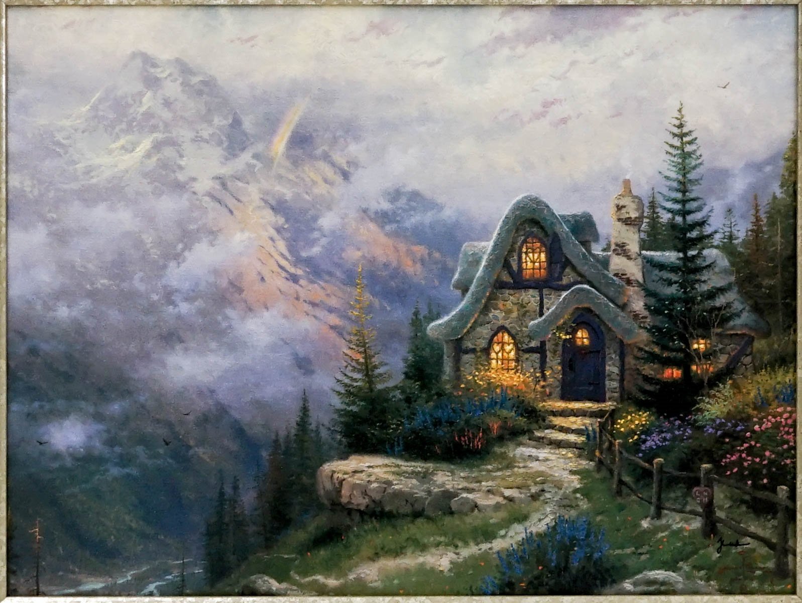 1597x1200 Thomas Kinkade. Sweetheart Cottage III