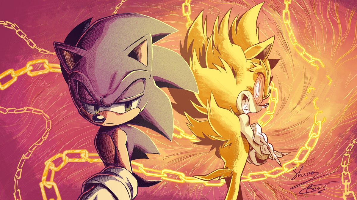 1200x674 Sonic Fleetway Fan Art Wallpaper. Colors Done By The Amazing !