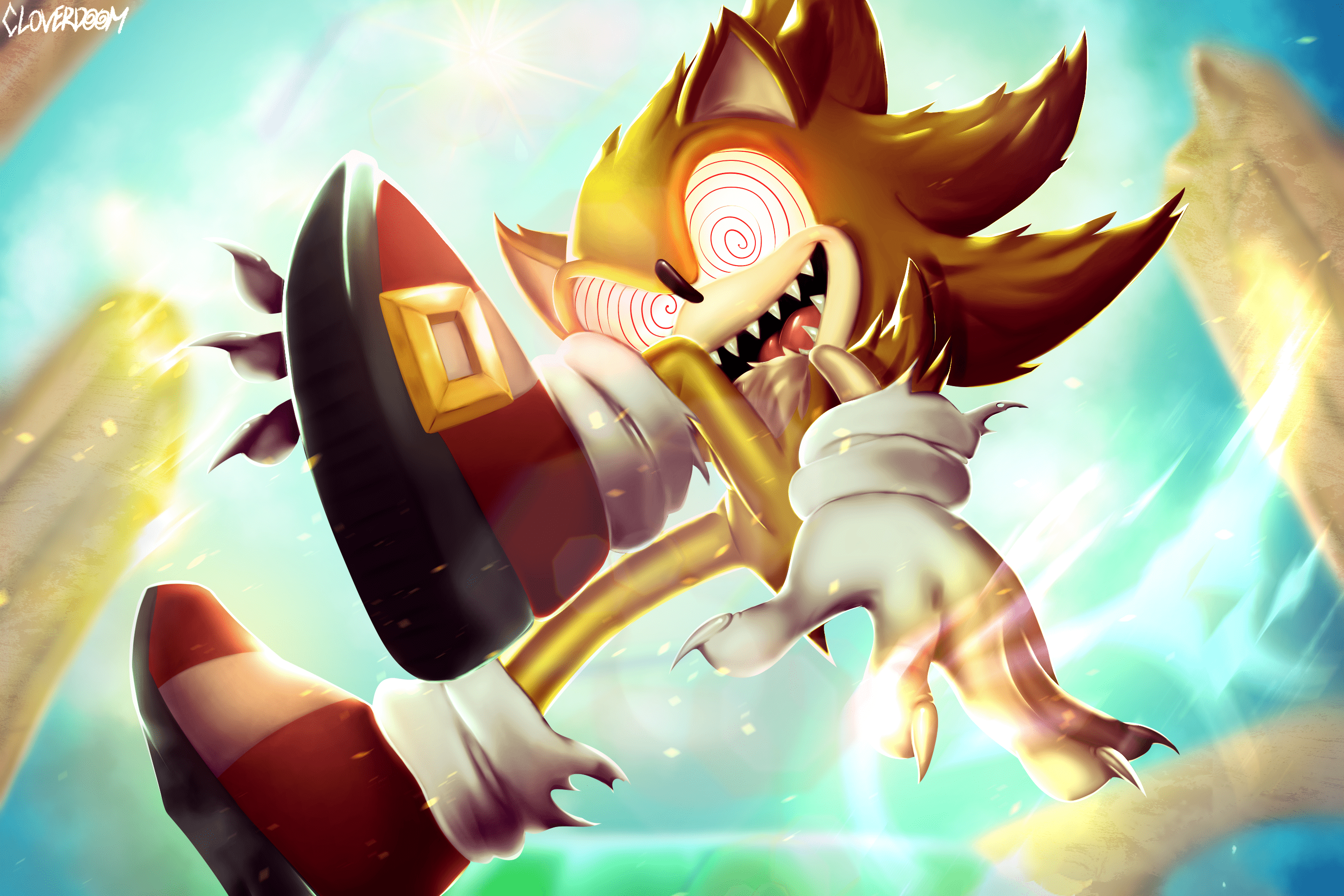 3000x2000 Super Sonic Fleetway