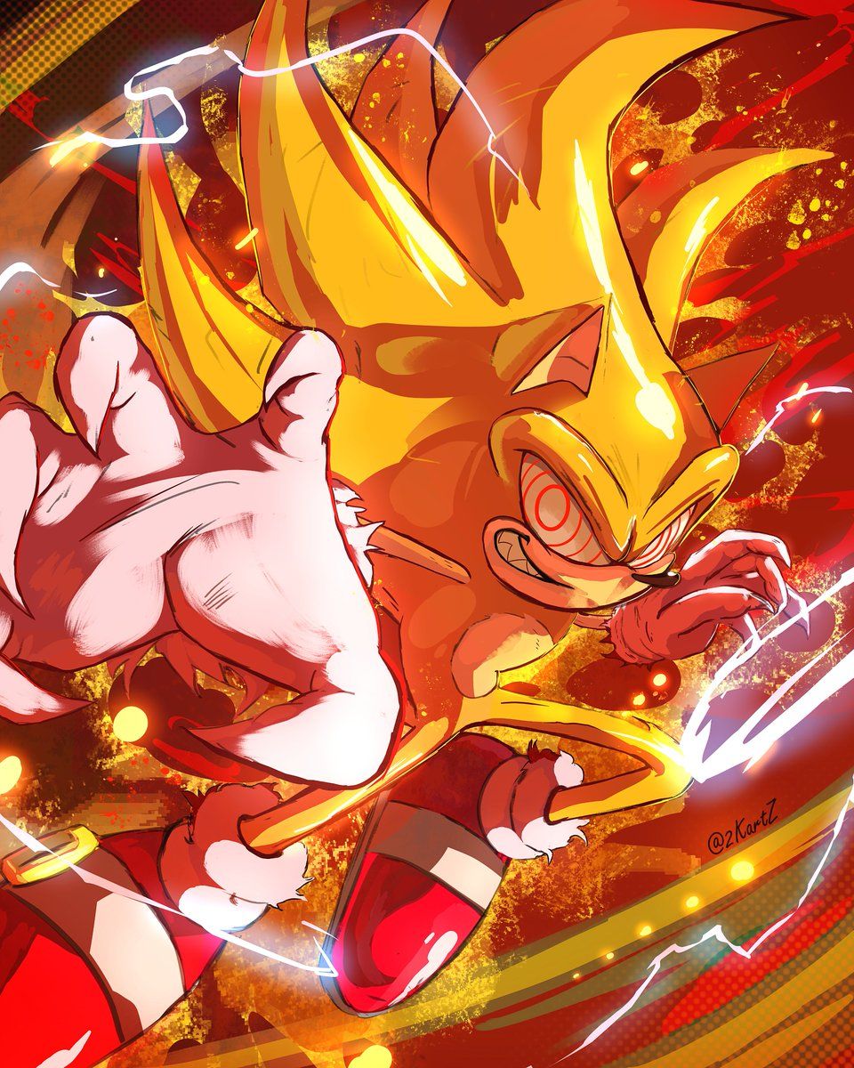 960x1200 Fleetway Super Sonic for @TheRandomGoon