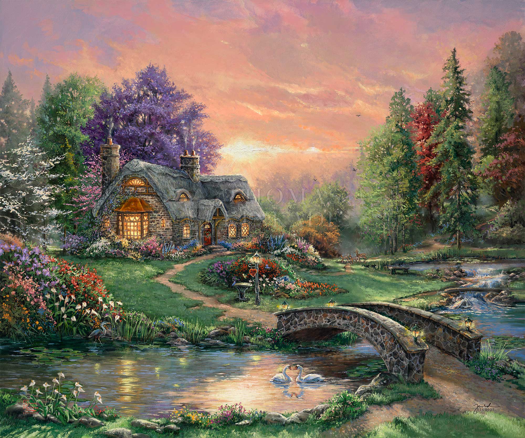2000x1667 Shop Sweetheart Retreat From Thomas Kinkade Studios
