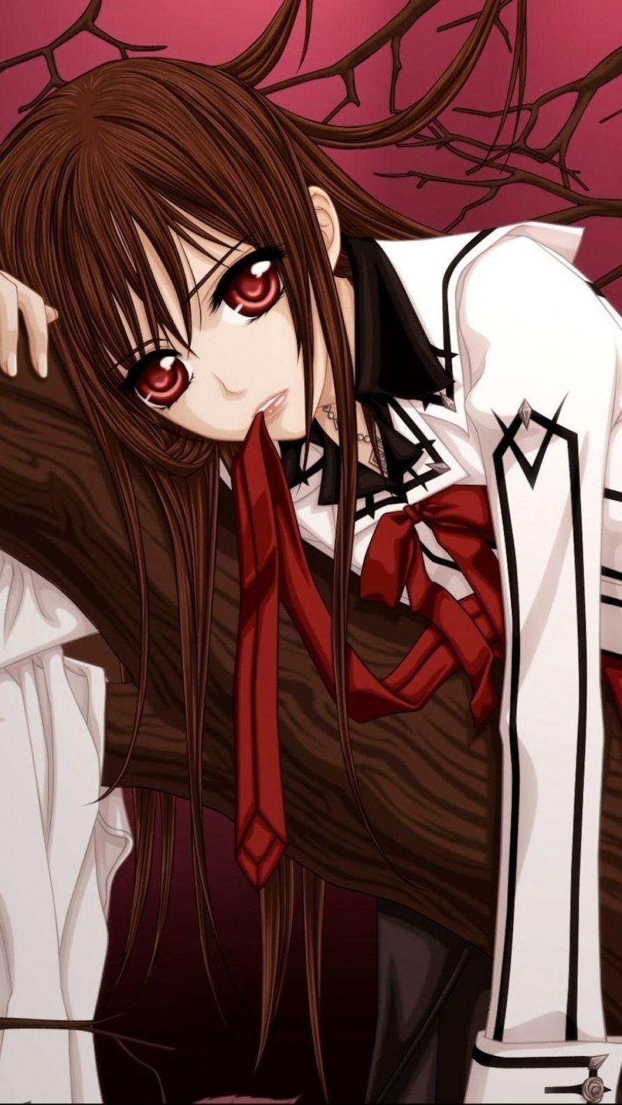 890x1582 Anime Vampire Girl Wallpaper