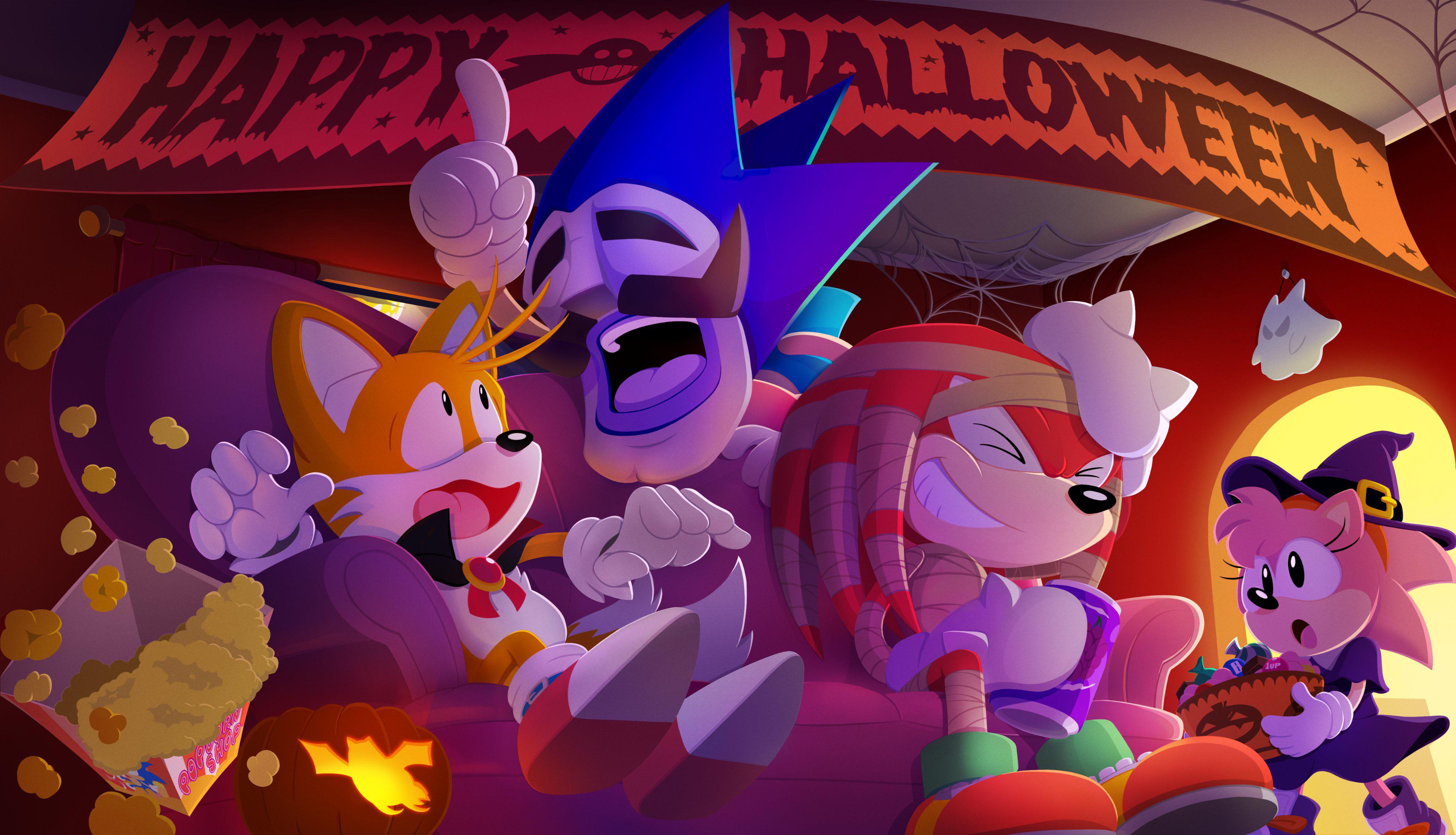 4096x2349 Official art majin sonic is in official Sega art