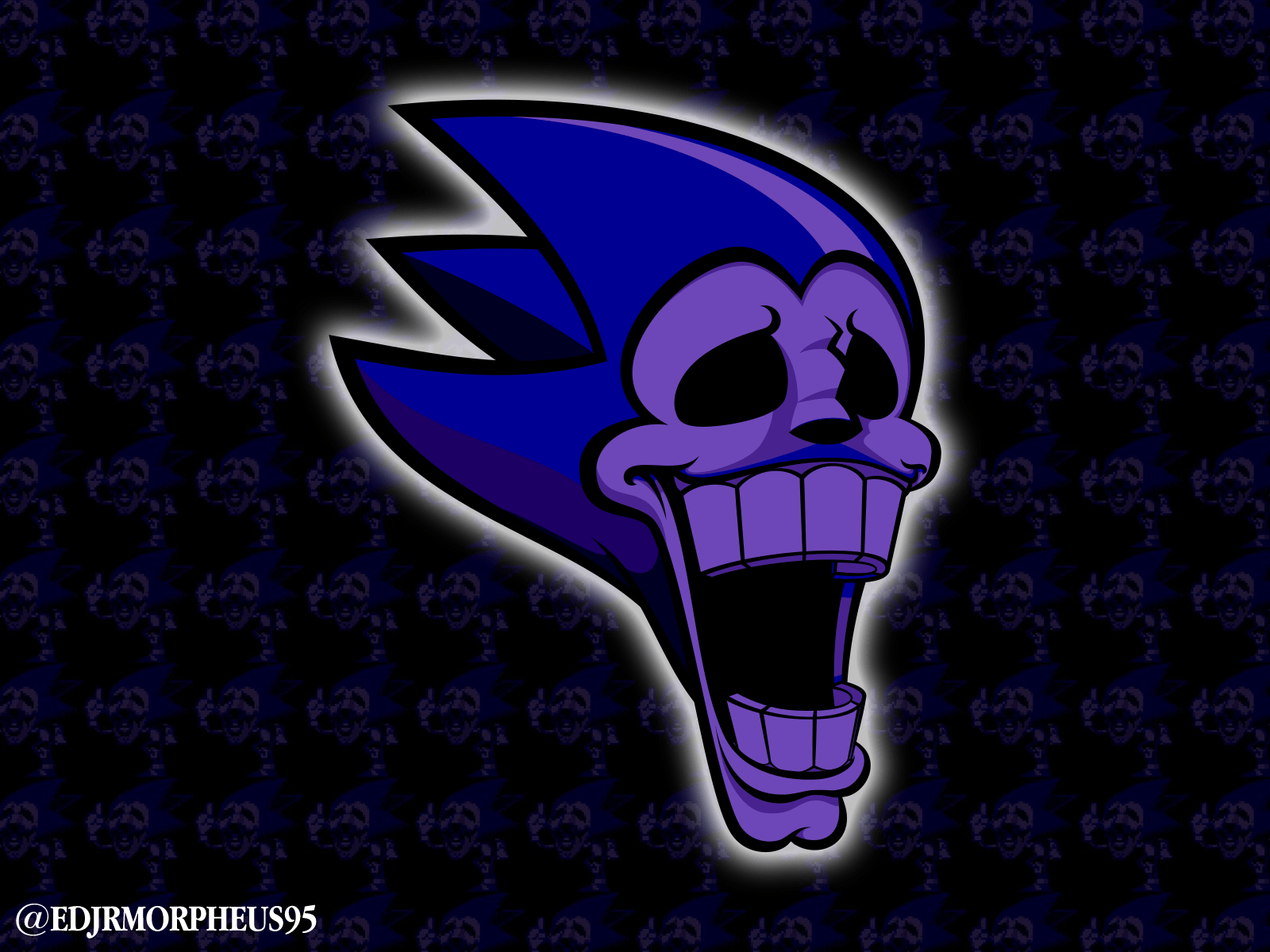 1600x1200 Majin Sonic Headshot by EDJRMorpheus95 on Newgrounds