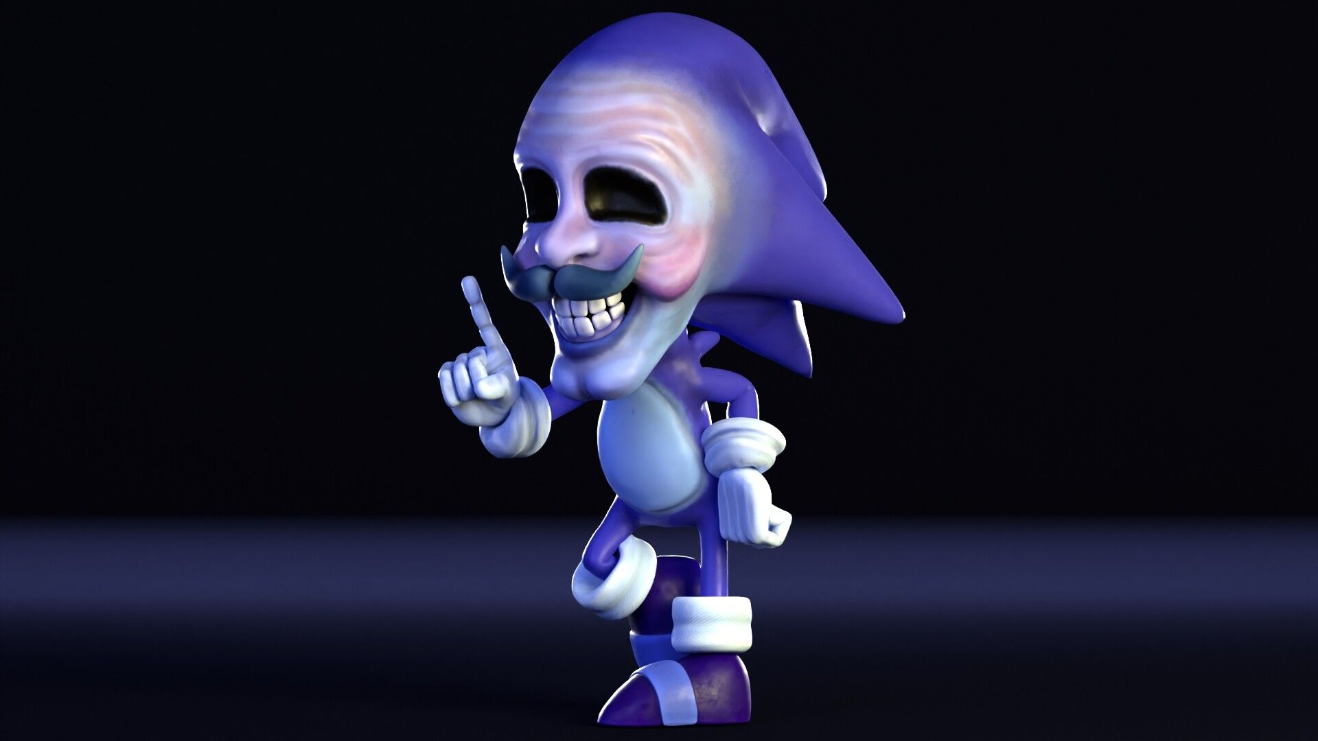 1920x1080 Majin Sonic By Los Lolos