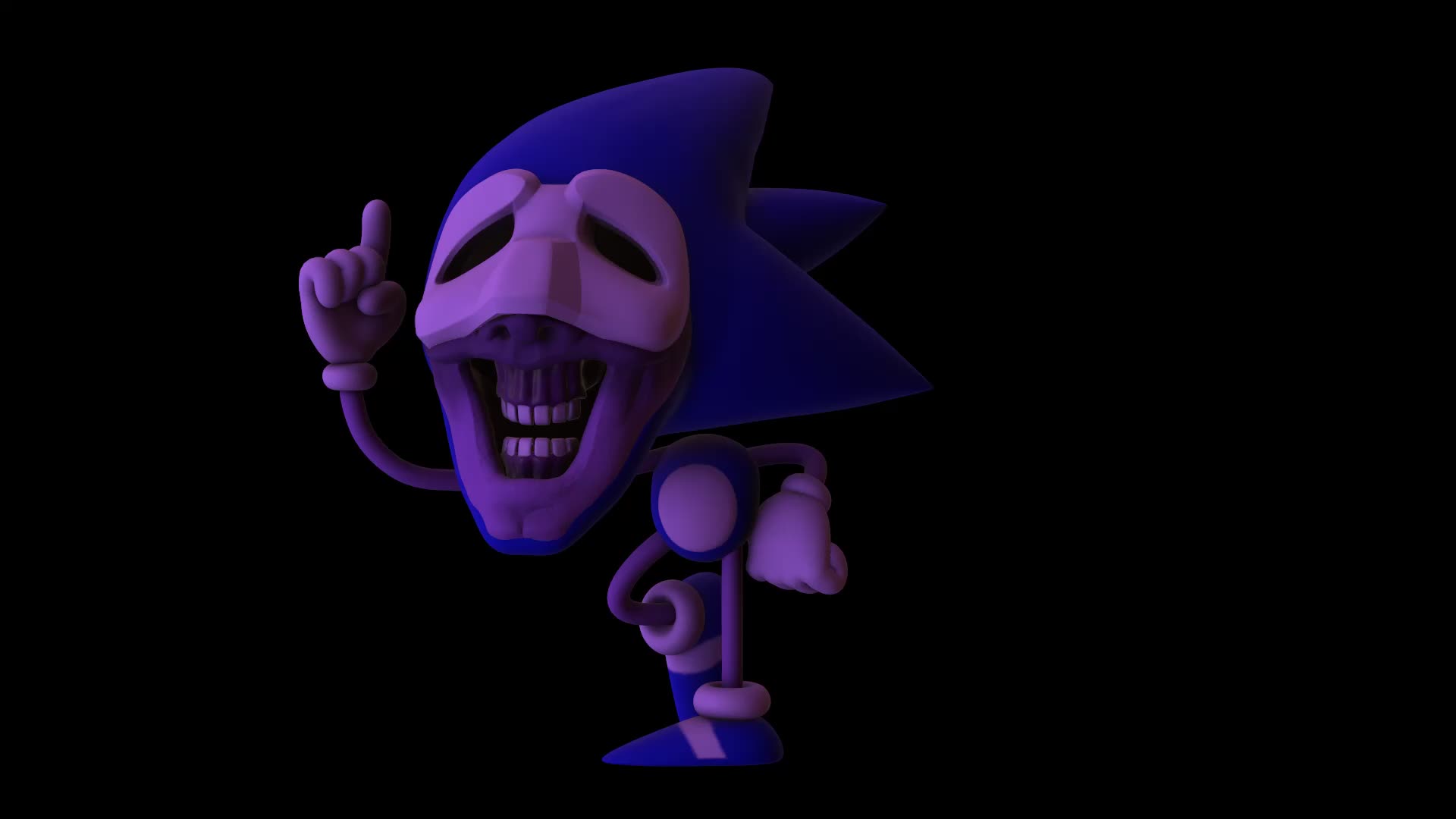 1920x1080 Majin Sonic 3D CD Easter Egg Screen Reimagined