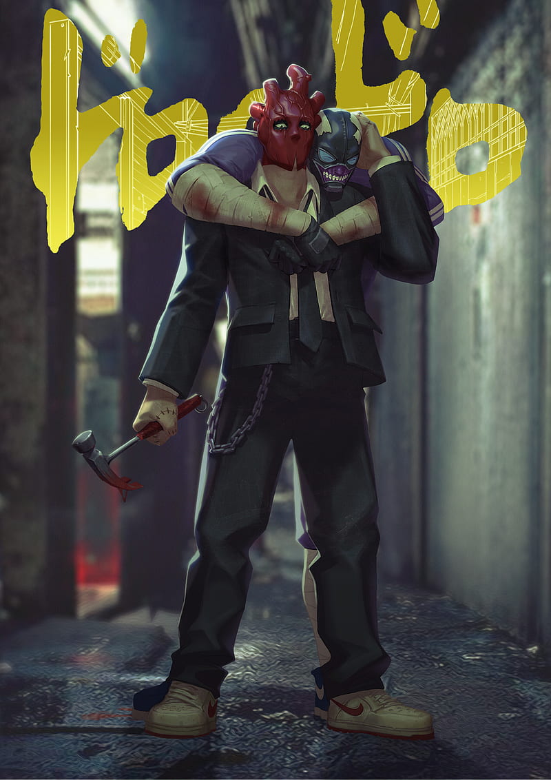 800x1132 Shin and noi, anime, clan, clans, clash, dorohedoro, girl, netflix, netlix, HD phone wallpaper