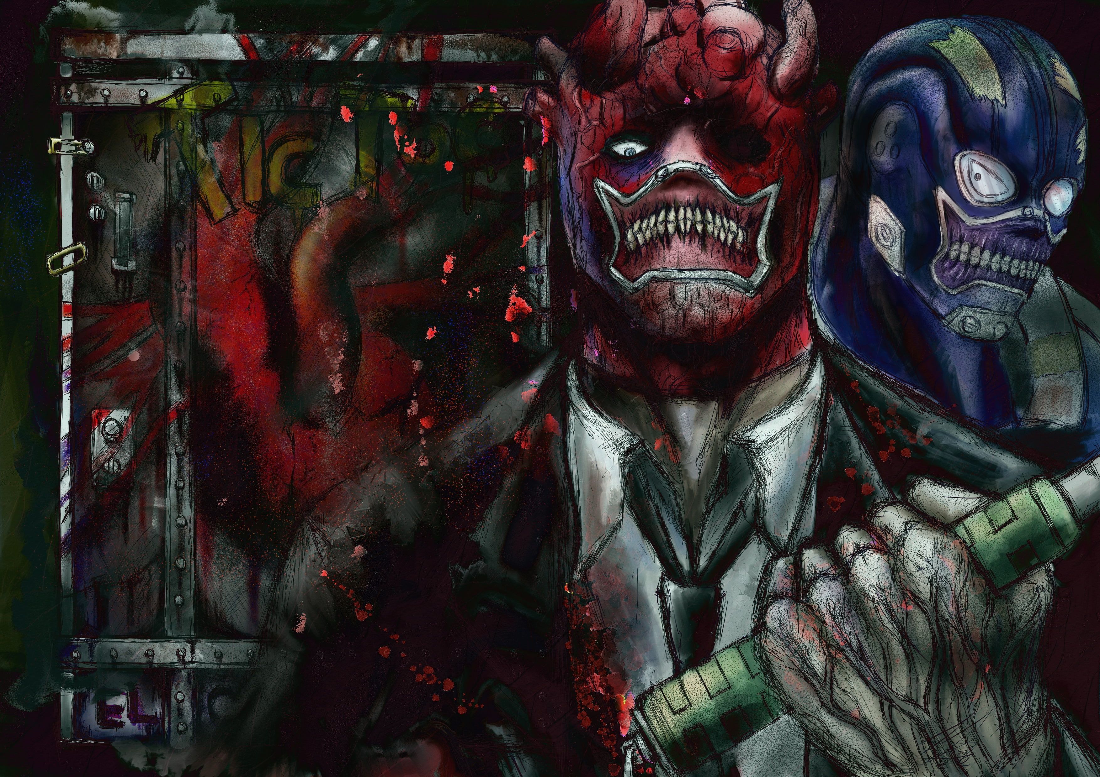 3507x2480 Dorohedoro Desktop Wallpaper