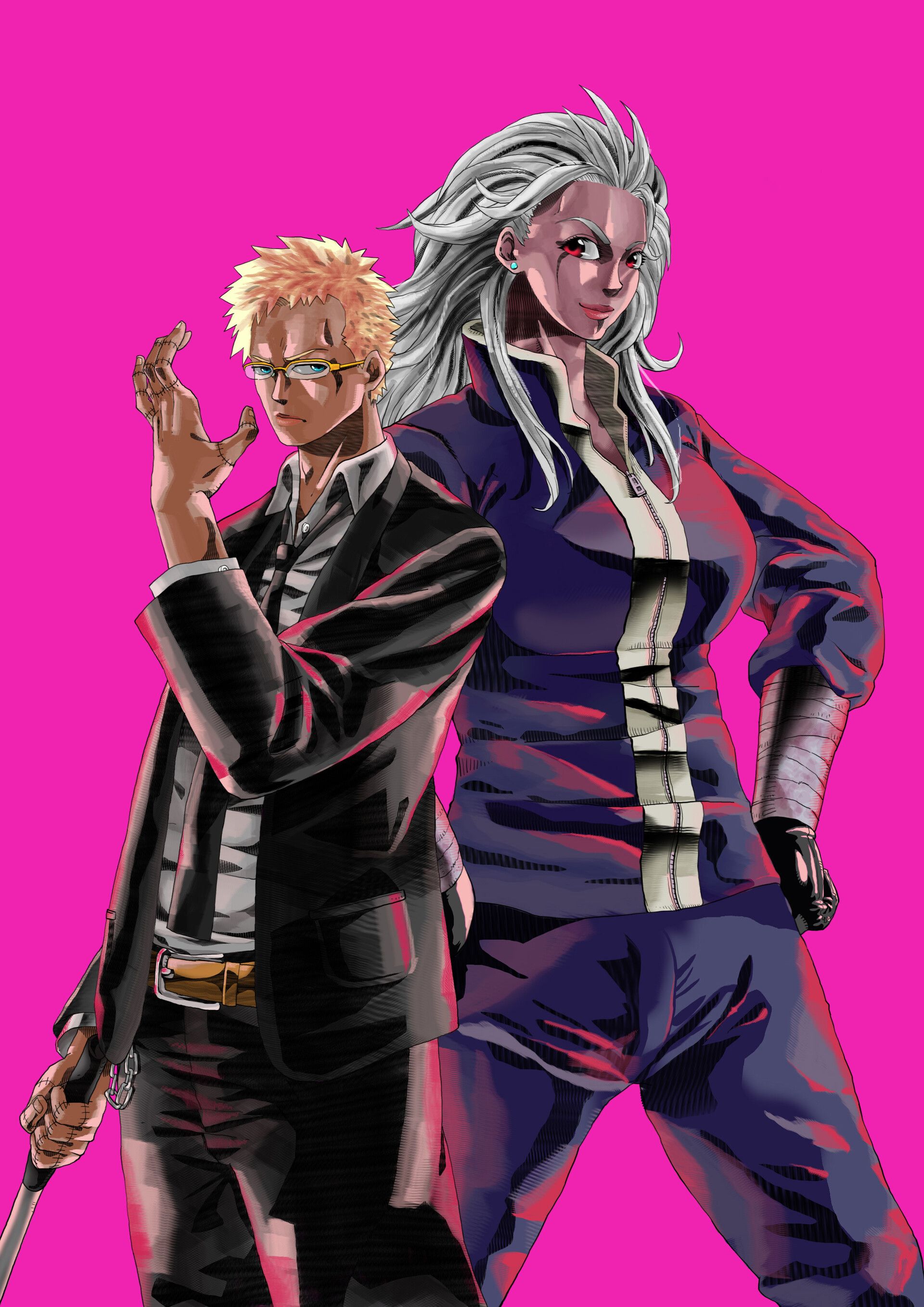 1920x2716 Dorohedoro Noi and Shin