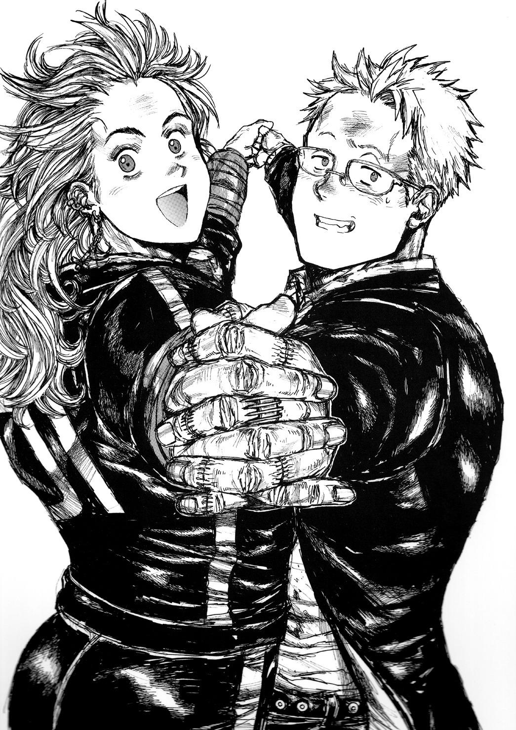 1045x1478 Art Noi and Shin (Dorohedoro)