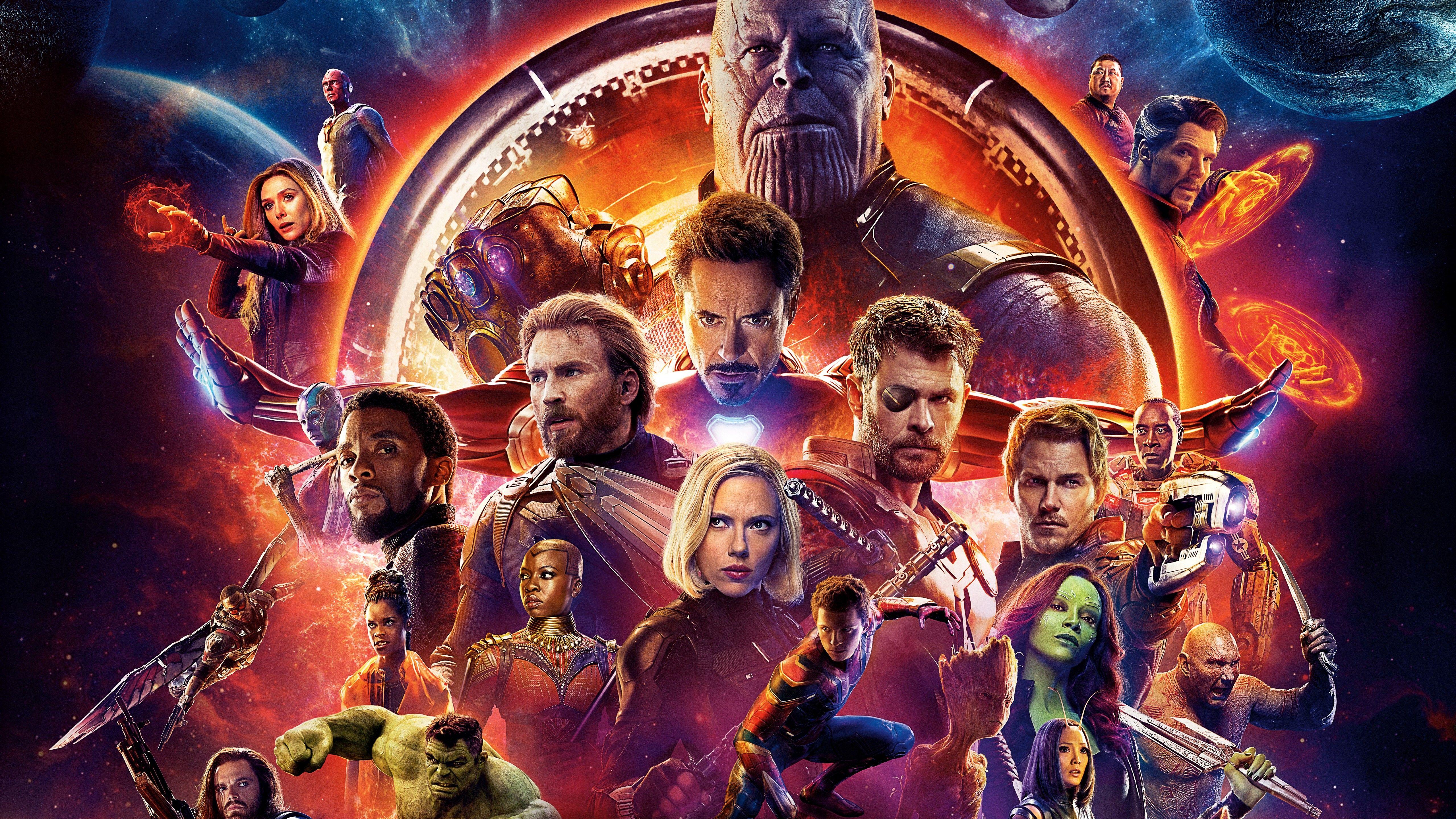 5120x2880 Avengers Infinity War 4K 8K Wallpaper