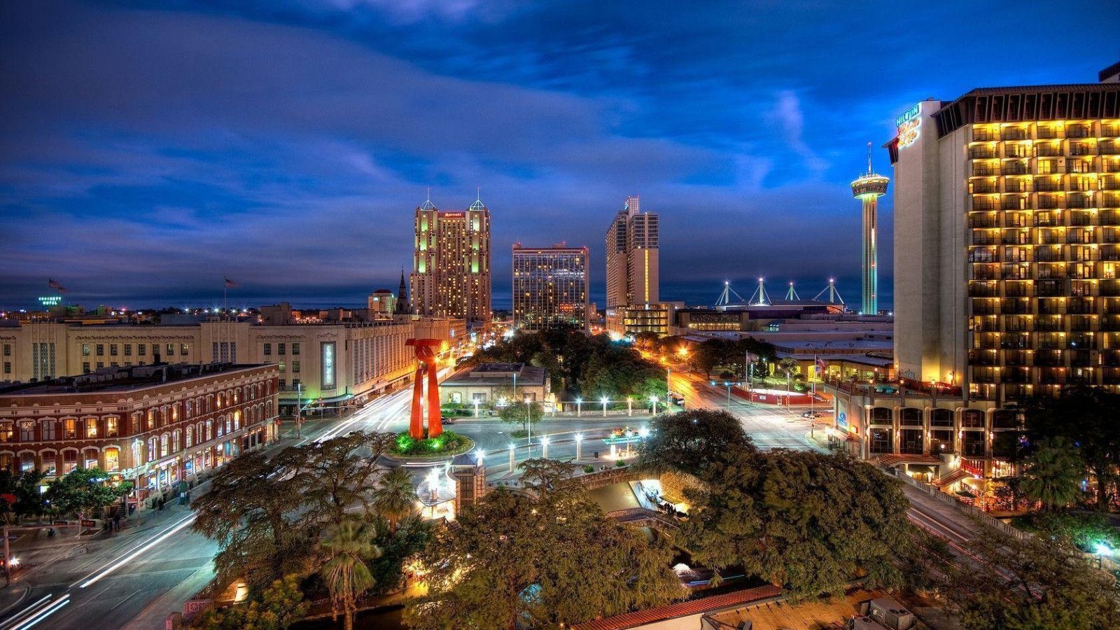 1600x900 San Antonio Texas USA Desktop Wallpaper 121684