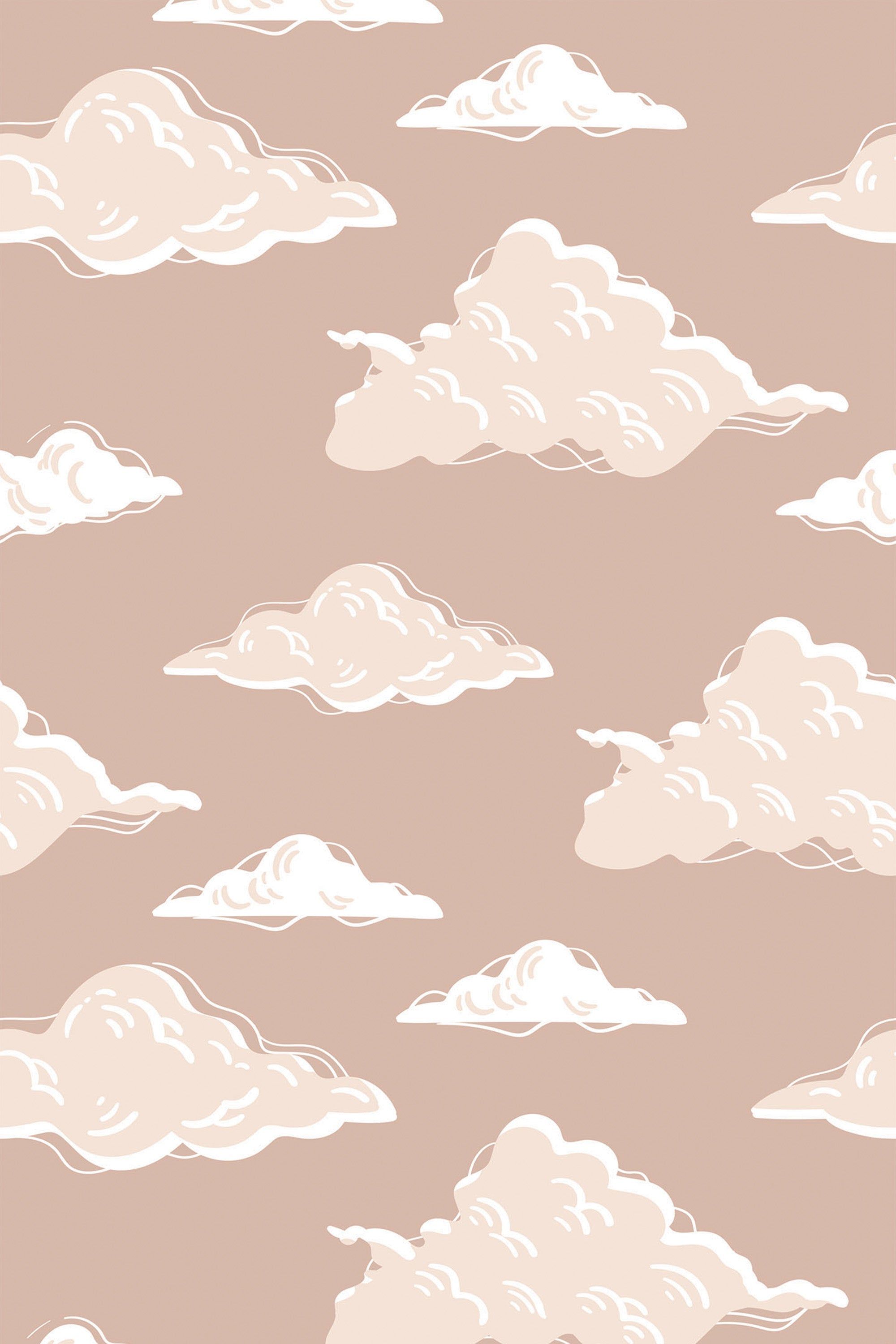 2000x3000 Neutral cloud Peel and Stick Removable Wallpaper