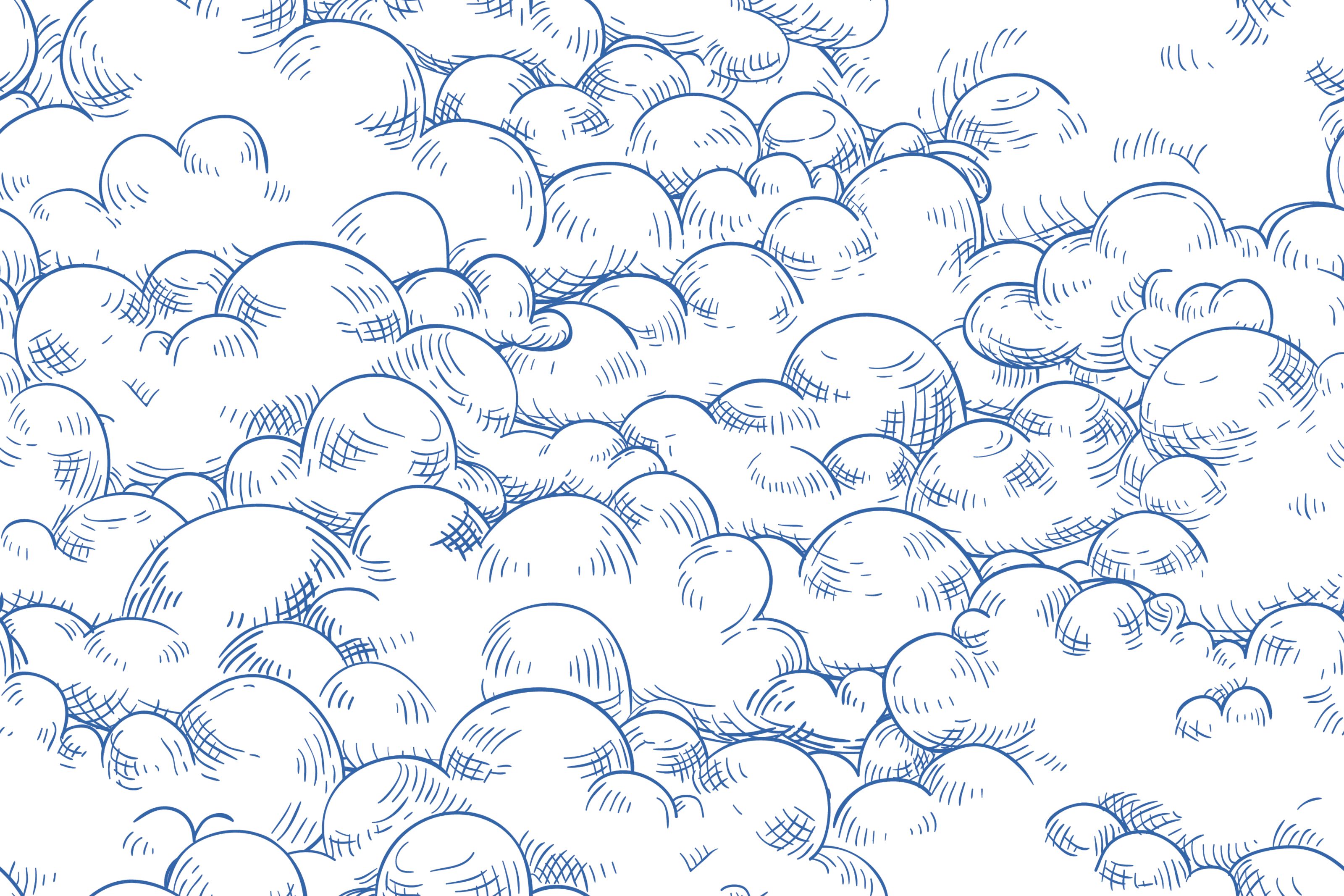 3200x2133 Curly Cumulus Cloud Pattern Wallpaper