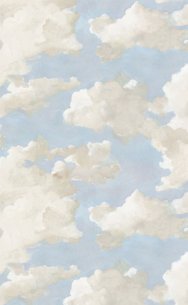 740x1200 Clouds on Canvas adhesive wallpaper