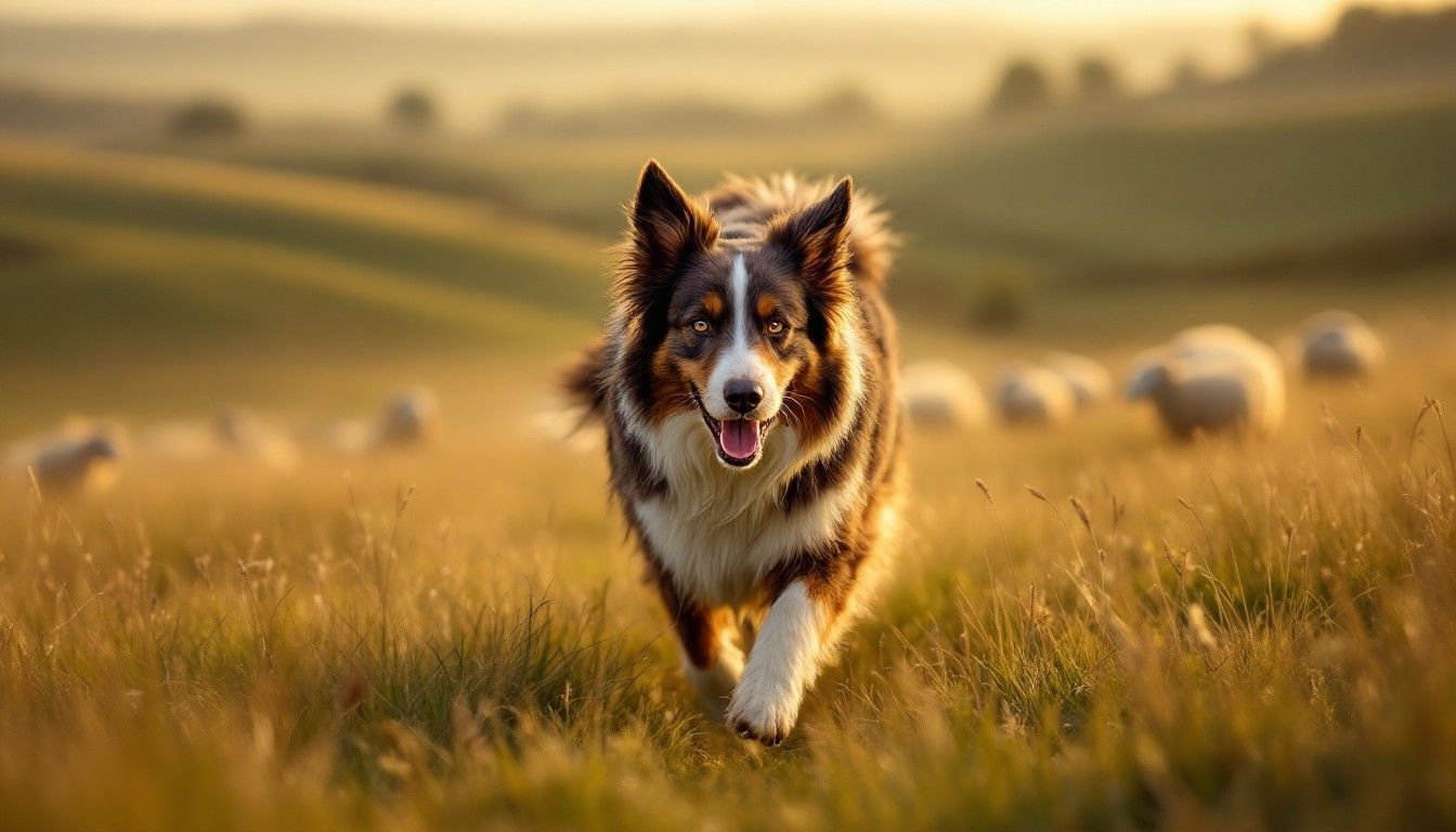 1344x768 Free Sheepdog At Work Image, Collie, Pastoral