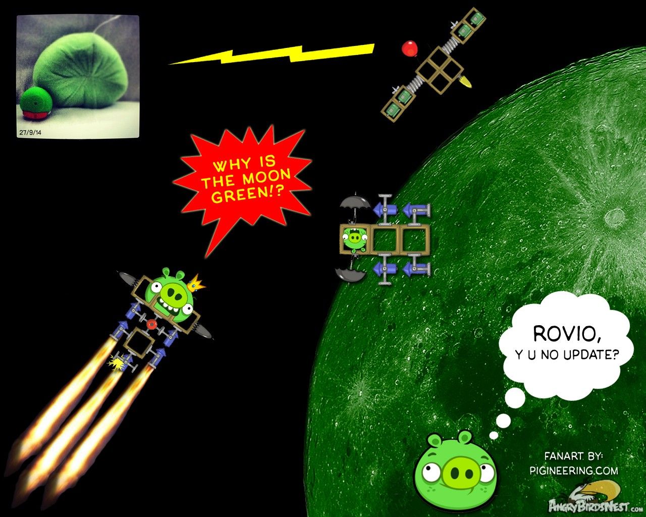 1280x1024 Happy 2nd Birthday Bad Piggies!