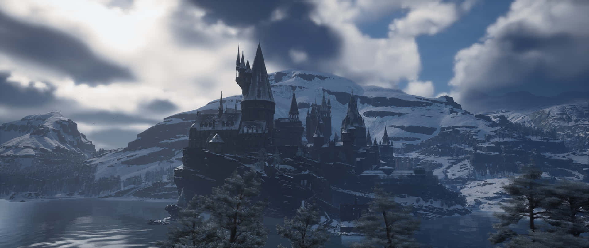 1920x810 Download Immerse Yourself in the Enchanting World of the Harry Potter Game Wallpaper