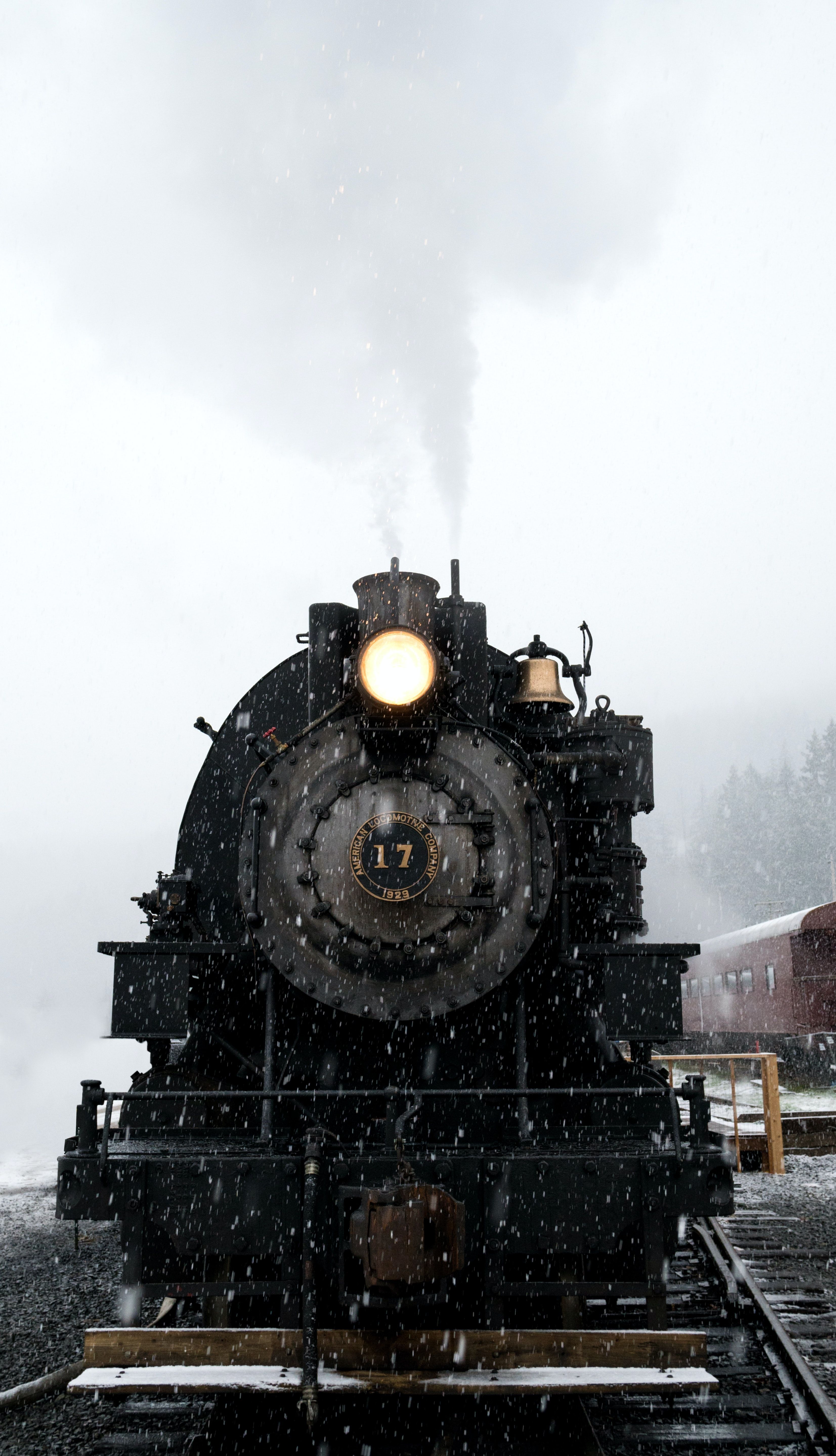 3305x5753 Wallpaper Aesthetic Harry Potter Winter Icon, Harry Potter, Wizarding World, Train, Cloud, Background Free Image