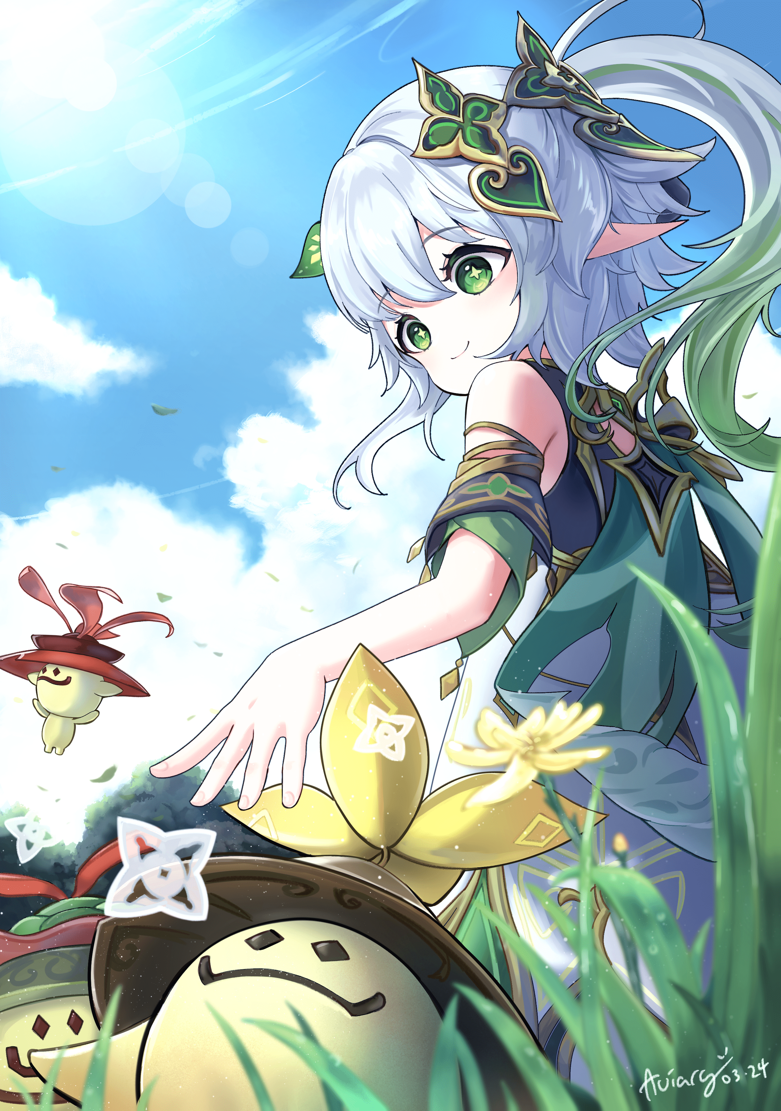 2500x3556 Nahida And The Aranara : R Genshin_Impact