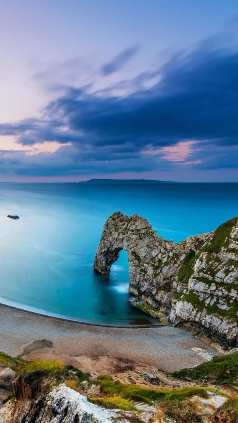 800x1422 Durdle door, durdle door, england, ocean, rocks, HD phone wallpaper
